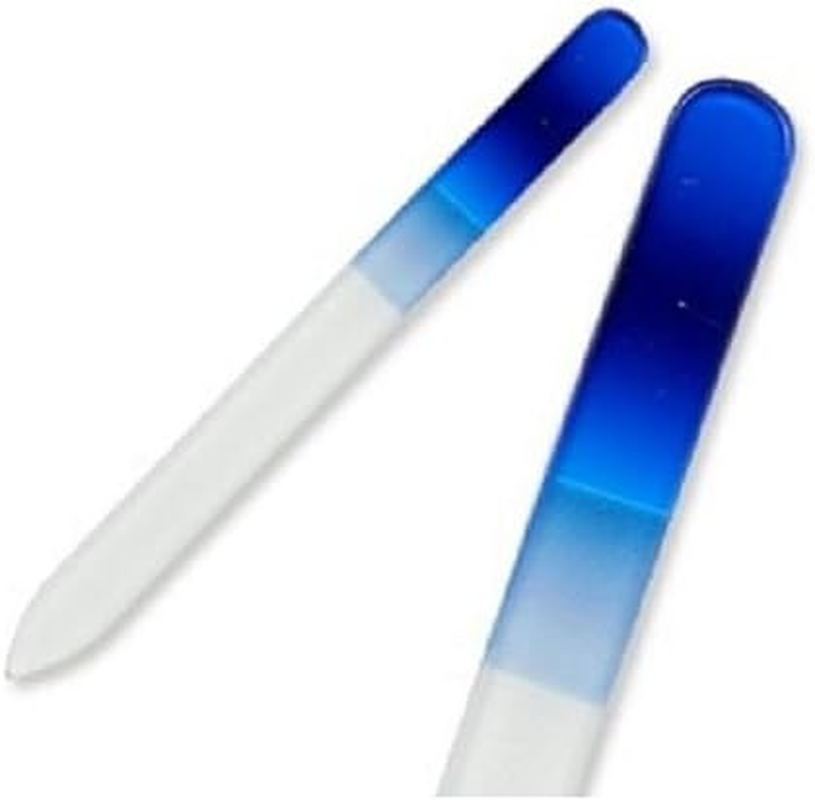 Brajek Glass Nail File 140Mm Single Sided (Blue Gradient #02) image number 2