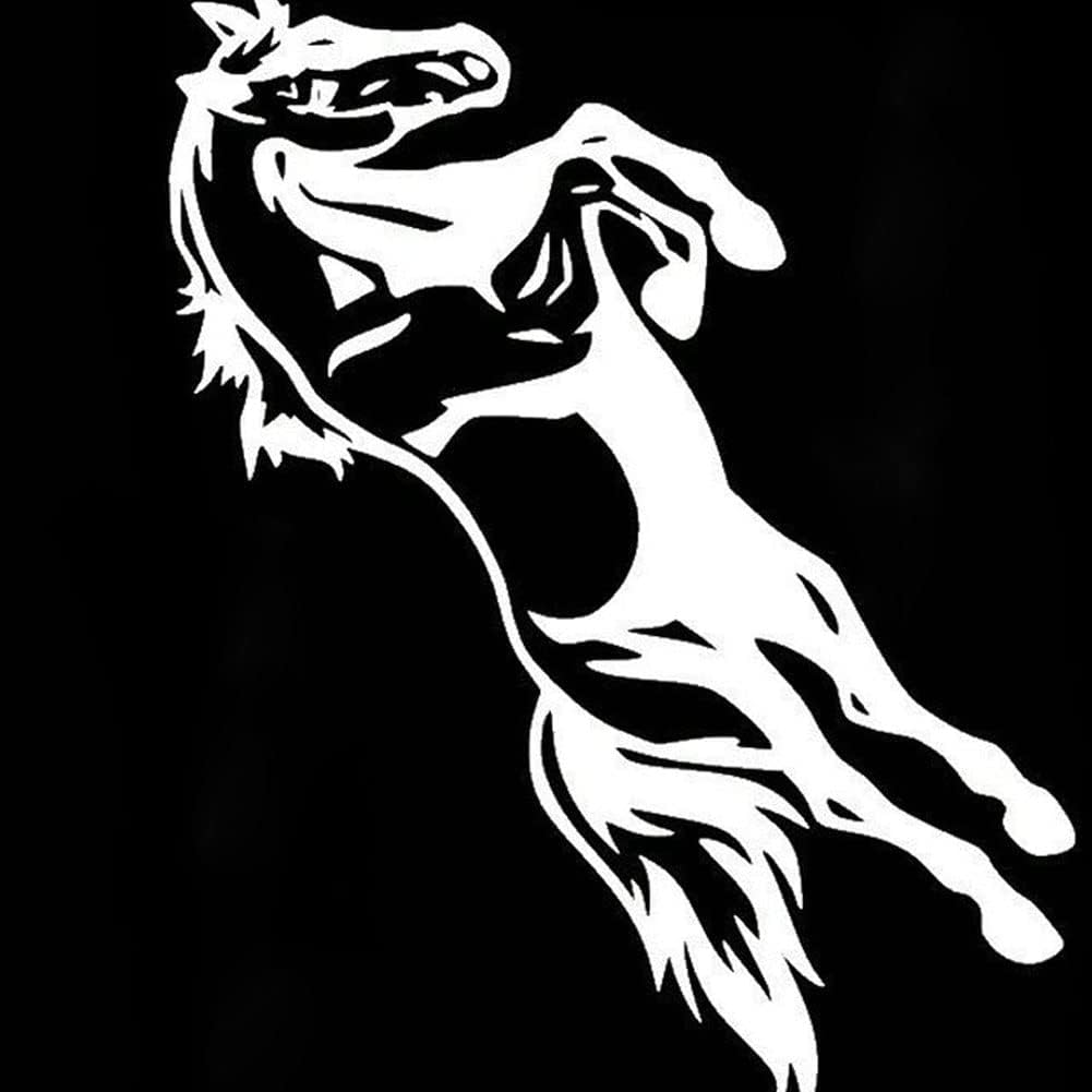 Gigicloud Jumping Horse Decal, Reflective Sticker, Personalized Horse Pattern, Vinyl Sticker, Waterproof Car Decal, Universal for Truck, Window, Laptop, Wall image number 3