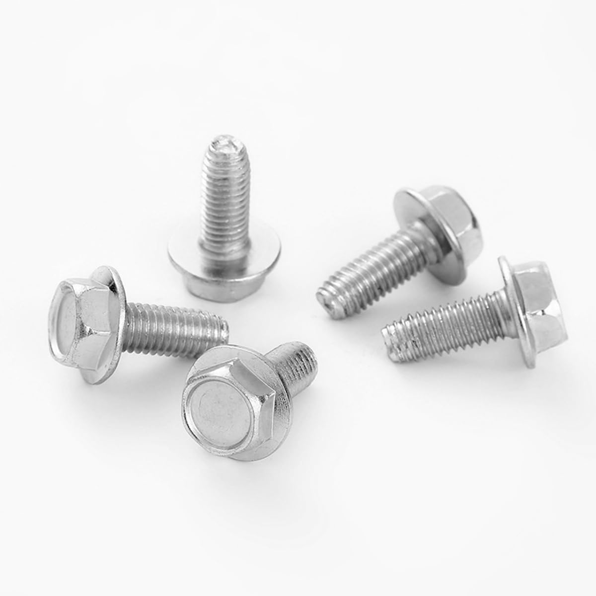 14PCS Differential Cover Bolt, M8 1.25 X 20Mm 8.8 Carbon Steel Auto Bolt Kit, Rear Ends Metric Threads Hex Head Flange Screw Set, Car Accessories Differential Bolts Replacement image number 4