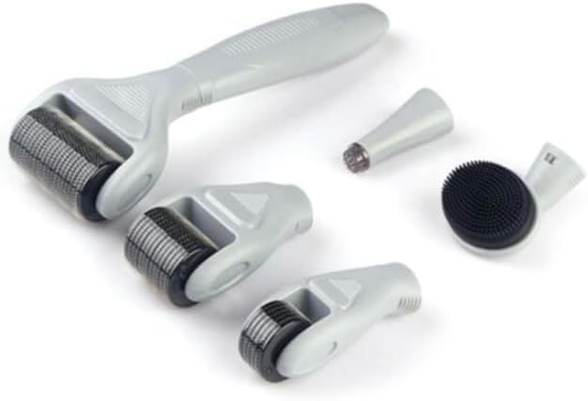 ICB Retail 6 in 1 Derma Roller Set, Black with Grey Color | image number 1