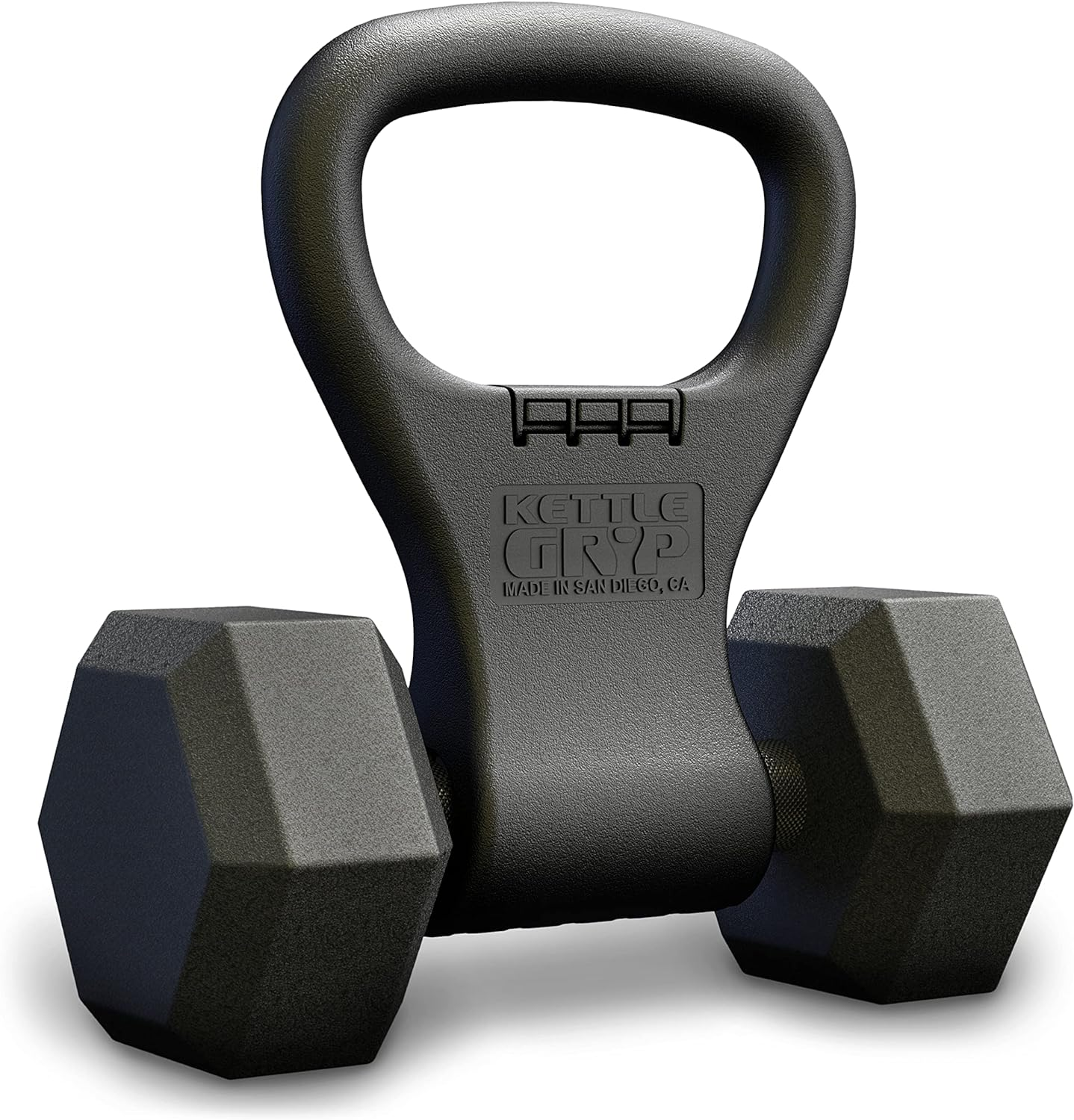 KETTLE GRYP - the Original - as Seen on SHARK TANK! Converts Your Dumbbells into Kettlebells - Made in the USA - Dumbbell Grip Handle image number 1