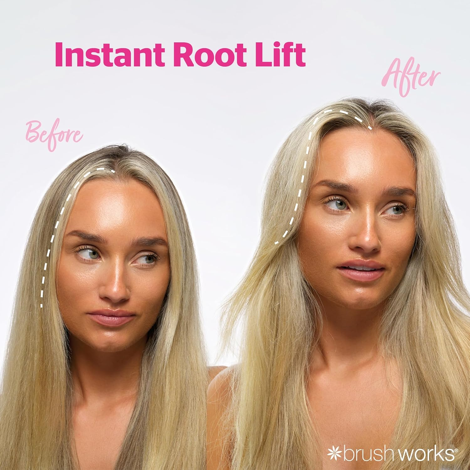 Brushworks Volumizing Hair Clips - Pack of 2, Create Instant Lift and Volume for Fine and Flat Hair, Perfect for Air Drying or Blow Drying, Secure Grip Tines, Lightweight and Easy to Use image number 3