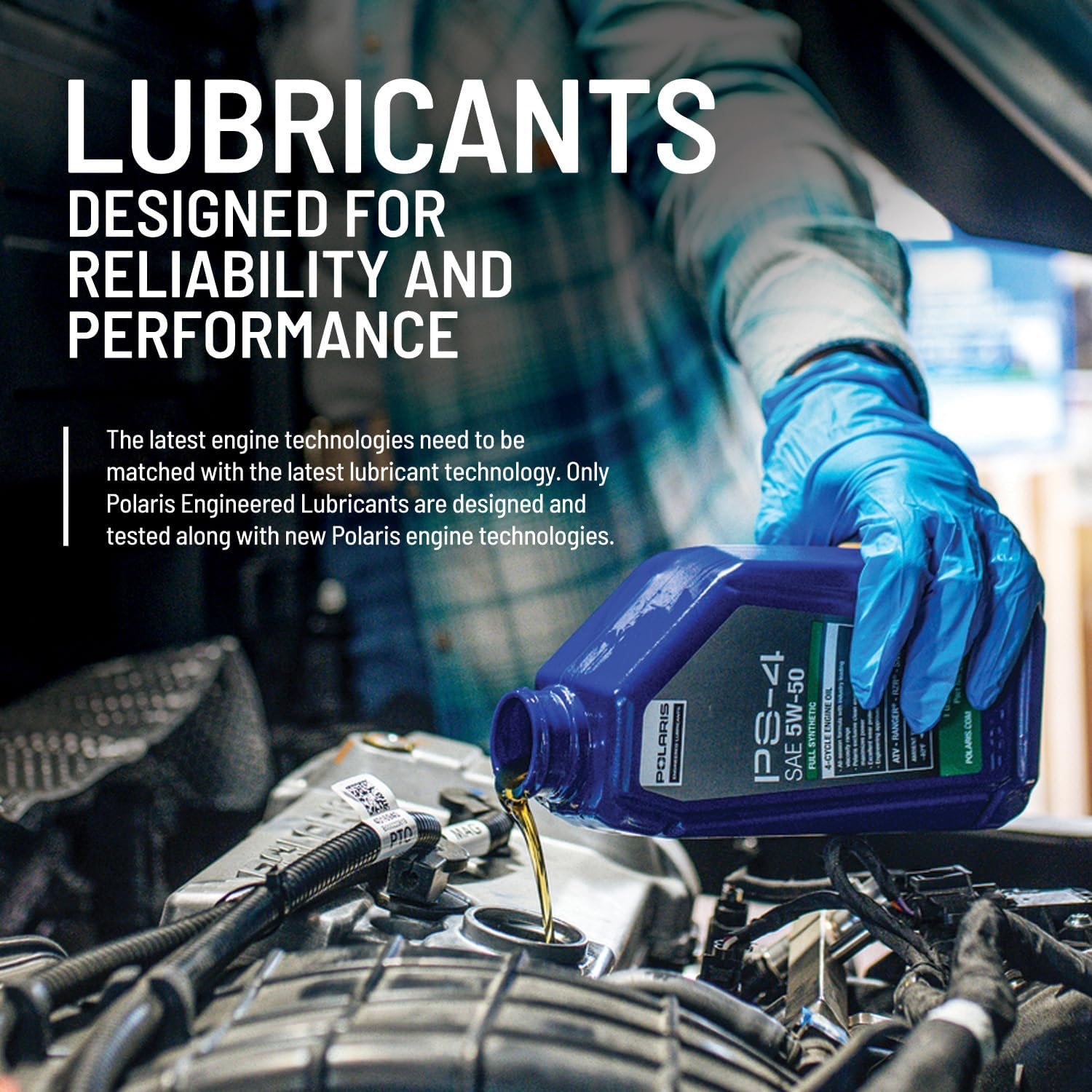 Polaris All-Season Demand Drive Fluid for Front Gearcase and Centralized Clutch, Fits All Ranger, General, ATV, ACE Models, Fits Specific RZR Models, All-Terrain Formula, 1 Quart - Part 2877922 image number 6