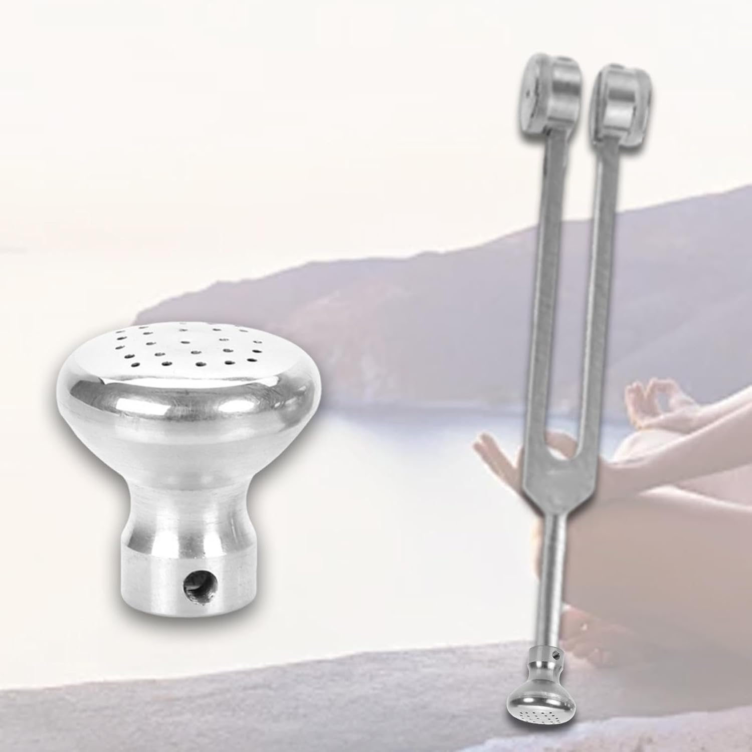 Generic Tuning Fork Boot Holder Accessories for Home Equipment Lightweight Tool, Silver