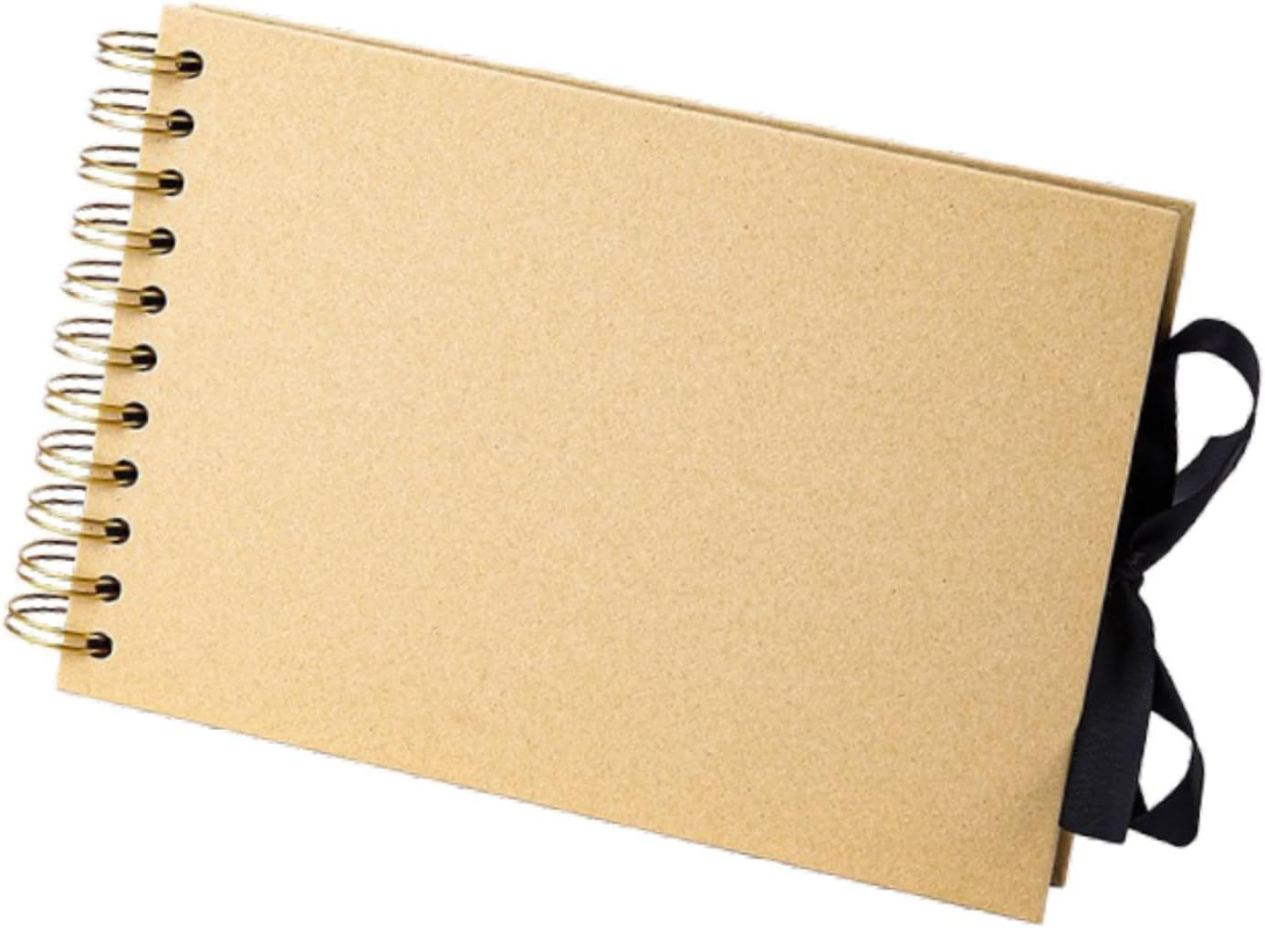 Scrapbook Photo Album Party Gift Wedding Guest Book DIY Memory Book for Photo Storage Shower Memories Travel, Yellow