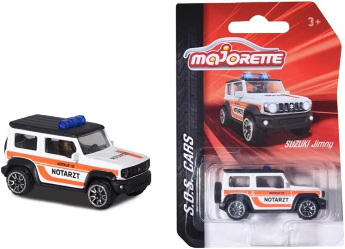 Majorette Suzuki Jimny Ambulance Notarzt 212057181Mue