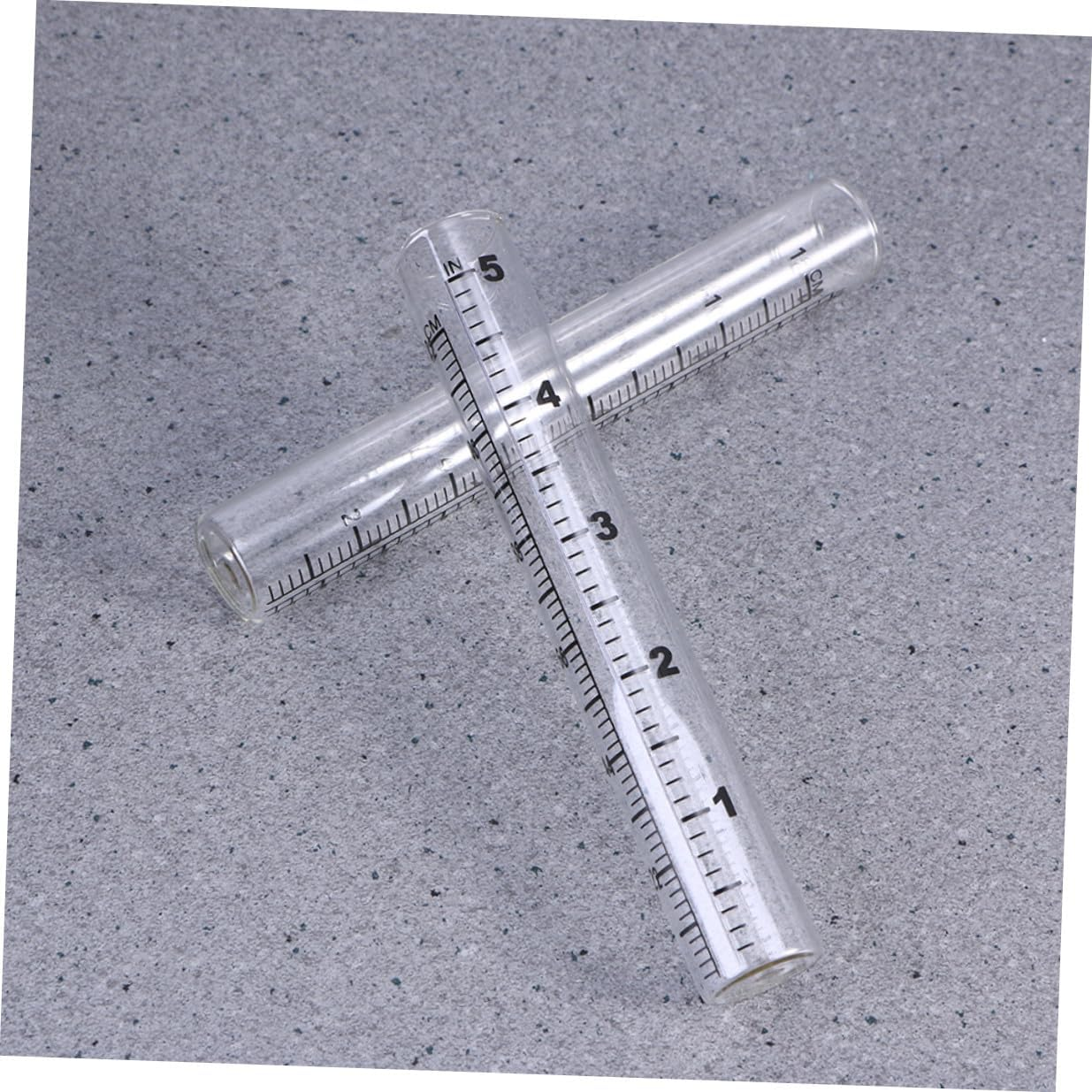 COHEALI 4Pcs Glass Rain Gauge Tubes with Enlarged Scale Outdoor Garden Rain Measuring Cups for Agriculture and Climate Research Read image number 6