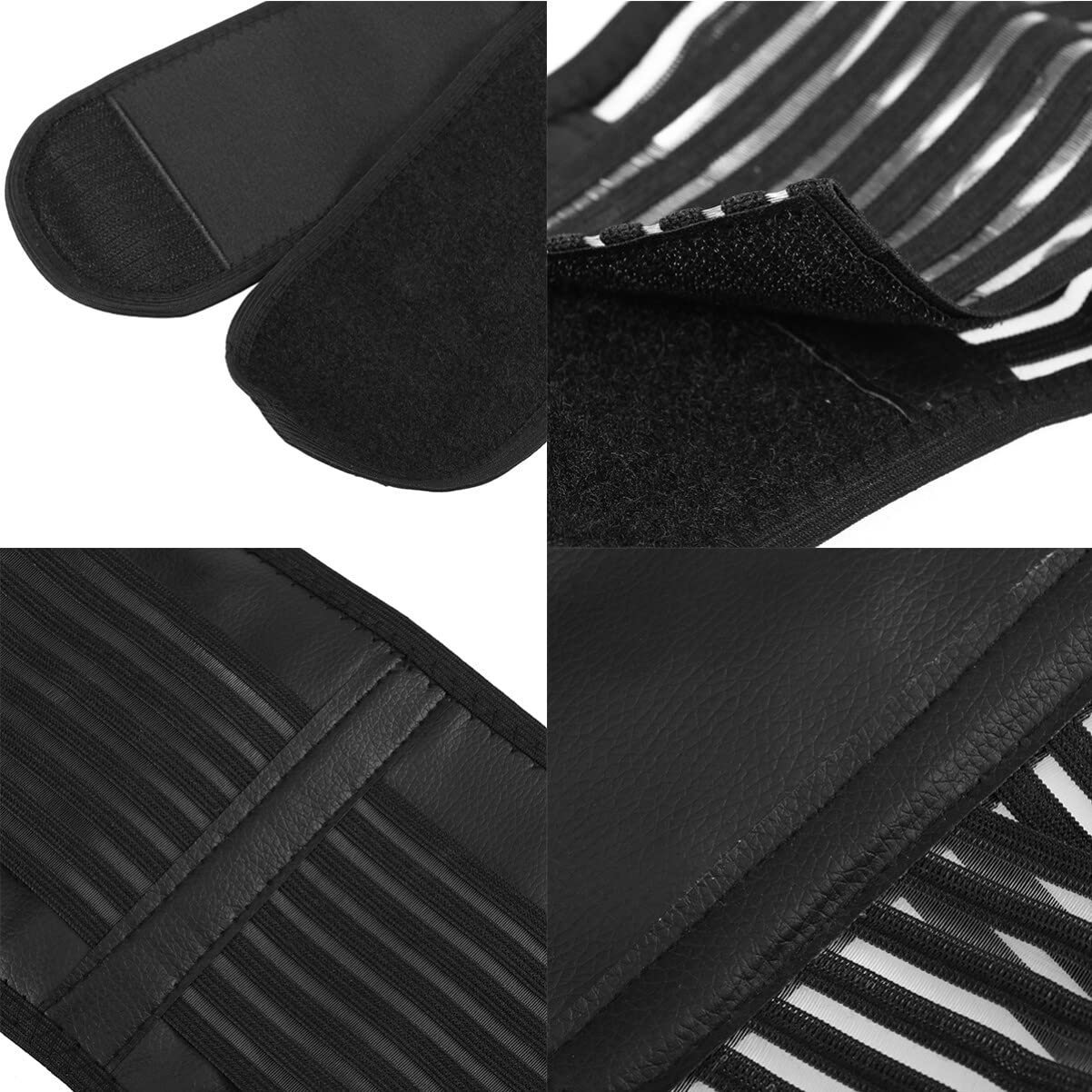 Totority Lower Back Brace Support Waist Support Belt, Adjustable Elastic Self-Heating Magnetic Back Waist Support Lumbar Brace Belt Double Pull Strap Lower Massager Magnetic Waist Belt image number 4