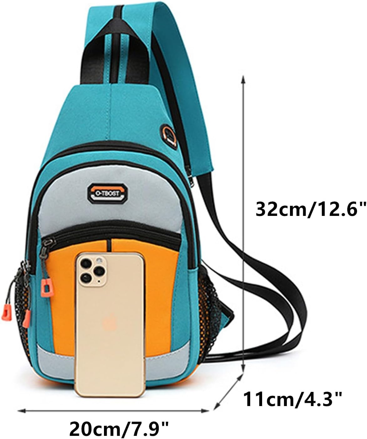 O-TBOST 3 Ways Backpack Purse for Women Convertible Sling Crossbody Bag Waterproof Travel Daypack