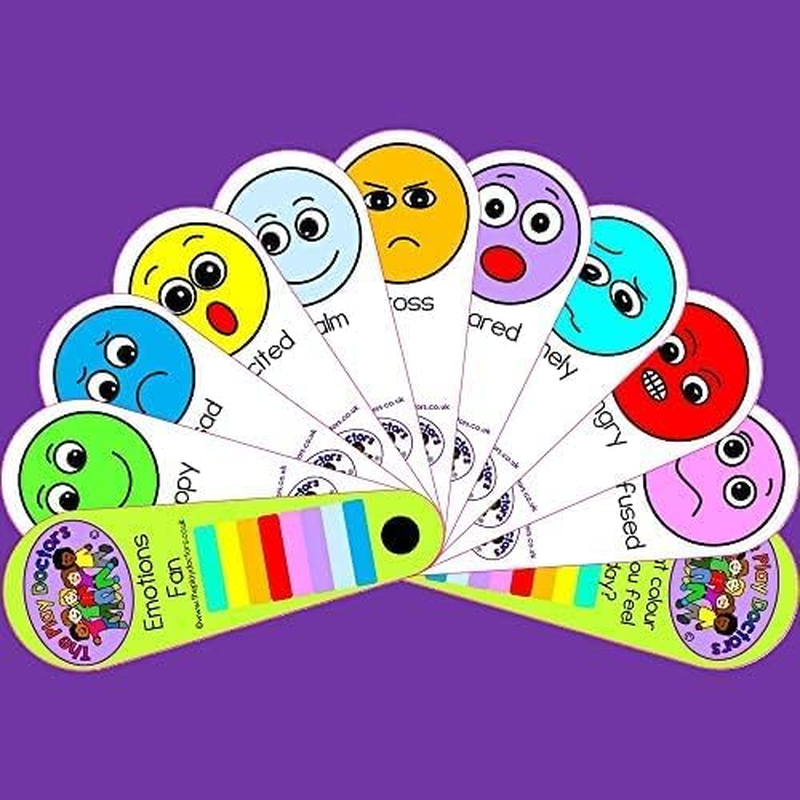 Emotions Face Feelings Fan - Asd/Autism/Sen/Special Needs Nonverbal Speech Delay Social Communication Aid image number 5