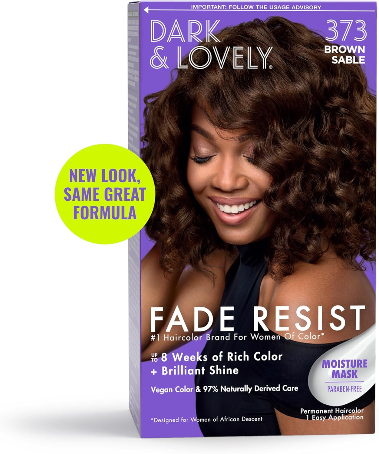 Dark and Lovely Fade Resistant Rich Conditioning Color Brown Sable - 373 Brown Sable - 373 image number 6