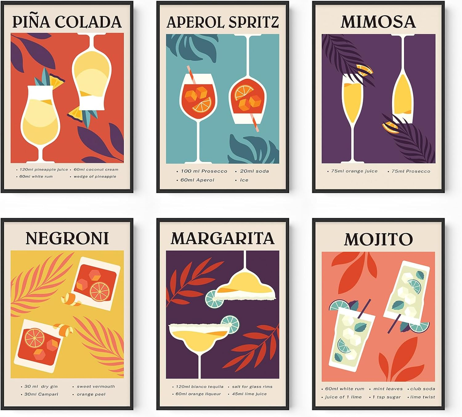 Retro Advertising Artwork Posters for Dorm Wall Art Prints Collage, Paper Prints Unframed 14 Pcs Wall Poster Aesthetic Home Decor