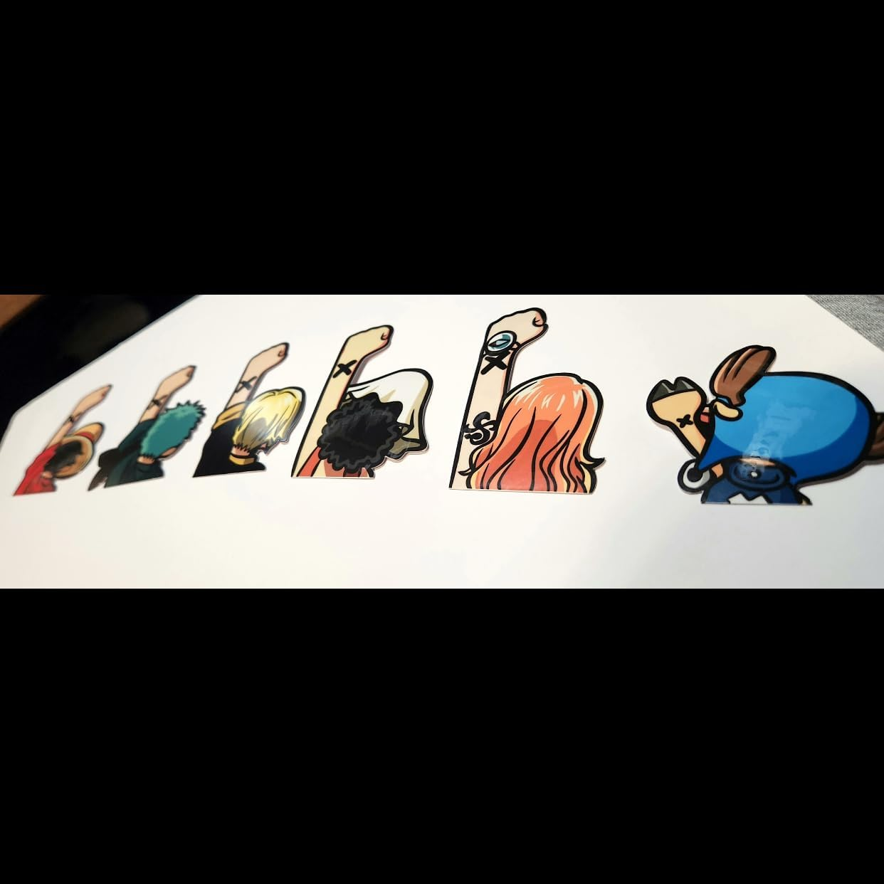 One Piece Car Stickers and Decals - Anime Vinyl Reflective Waterproof Wall Decals for Cars (ARABASTA L) image number 5