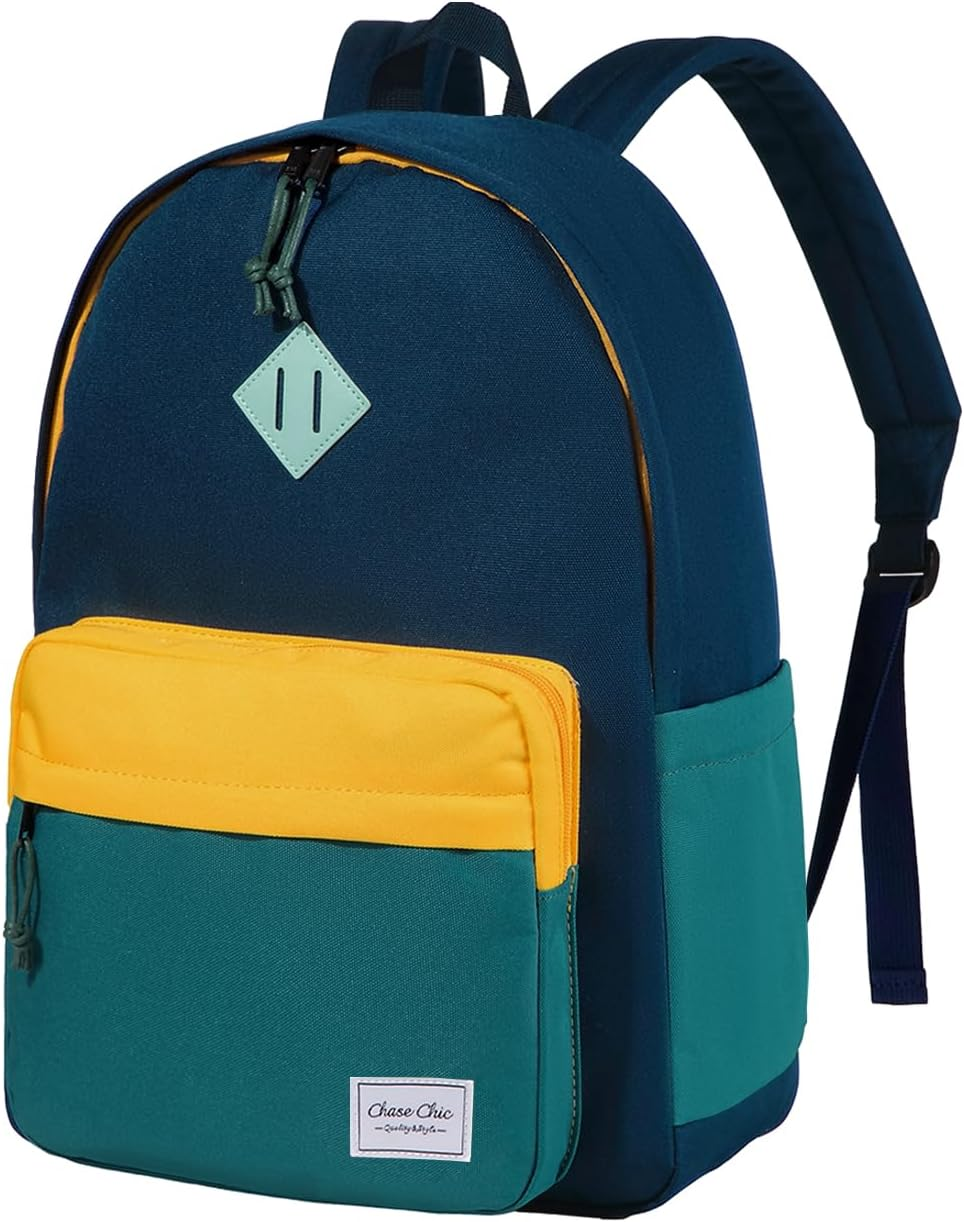 Chase Chic Kids Backpack, School Backpacks for Boys Girls, Lightweight Water Resistant Preschool Bookbag for Travel Daycare