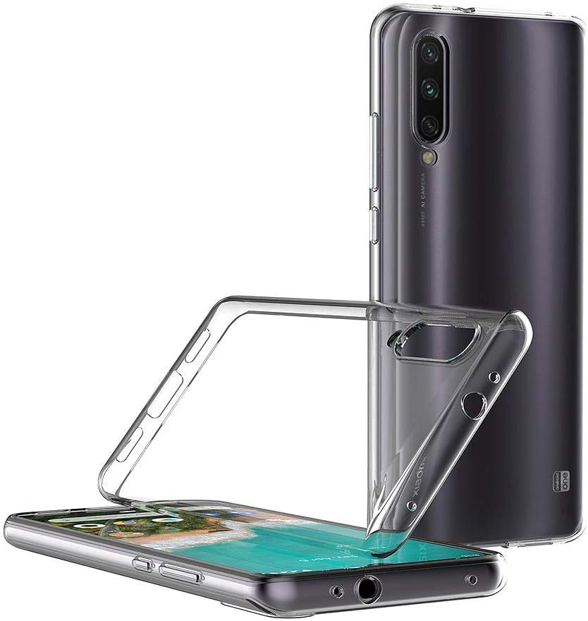 Case for Xiaomi Mi A3 / Mi CC9E (6.01 Inch) Maijin Soft TPU Rubber Gel Bumper Transparent Back Cover image number 1