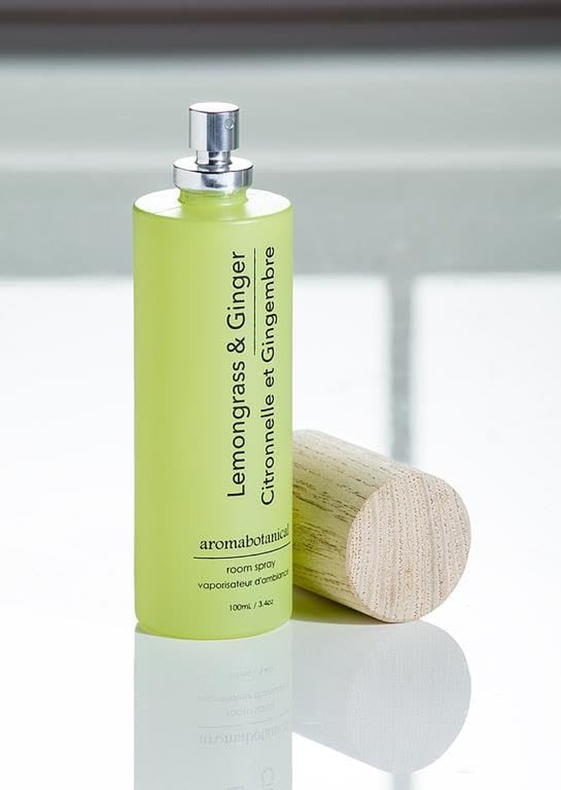 Abbott Collection Room Spray Air Freshener for Home, Lemongrass Ginger Scent (3.4Oz)