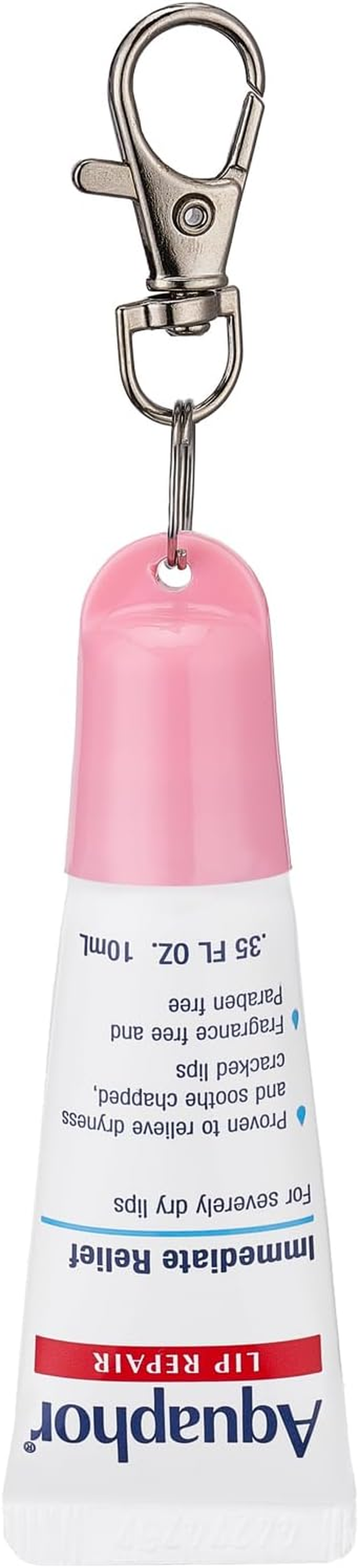 4 PSC Keychain Cap Compatible with Aquaphor 0.35 Oz Lip Balm, Portable Holder Keychain Cap Fit for Aquaphor Lip Repair Tubes (Colorful) image number 5