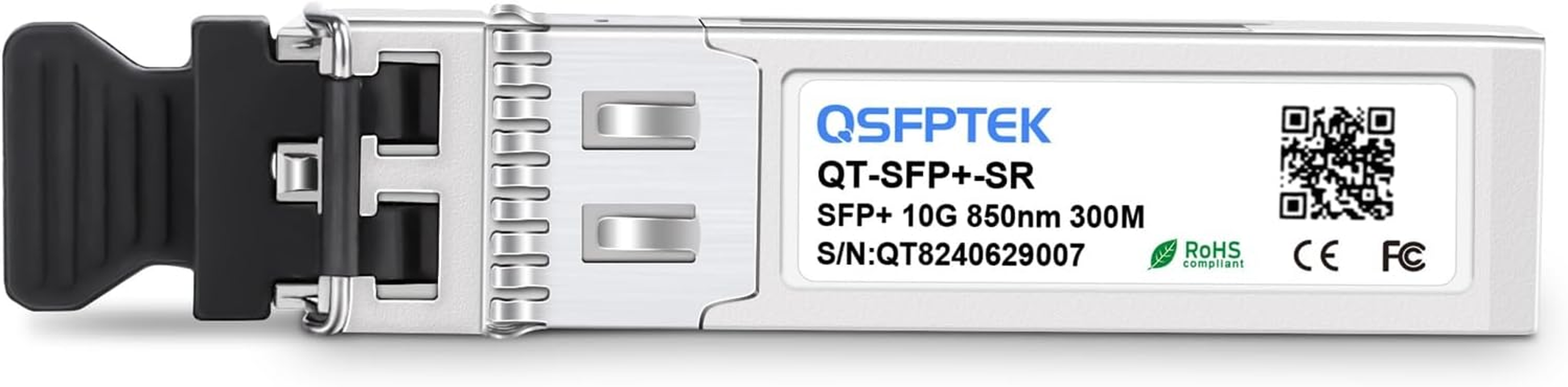QSFPTEK 4 Packs 10GBASE-SR SFP+ Module, 10G Multimode SFP 850Nm LC Transceiver with 300M DDM, Compatible with Cisco SFP-10G-SR, Ubiquiti Uf-Mm-10G,Fortinet, Mikrotik image number 3