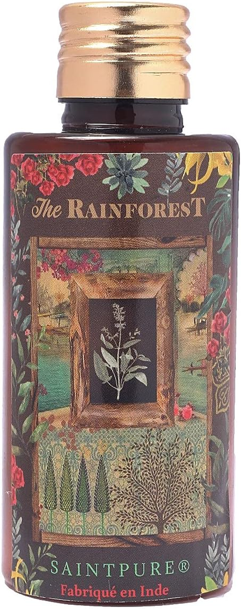 Saint Pure the Rainforest Breast & Body Massage Oil with Basil, Neroli, Rose & Rosemary (100Ml, Women) image number 6