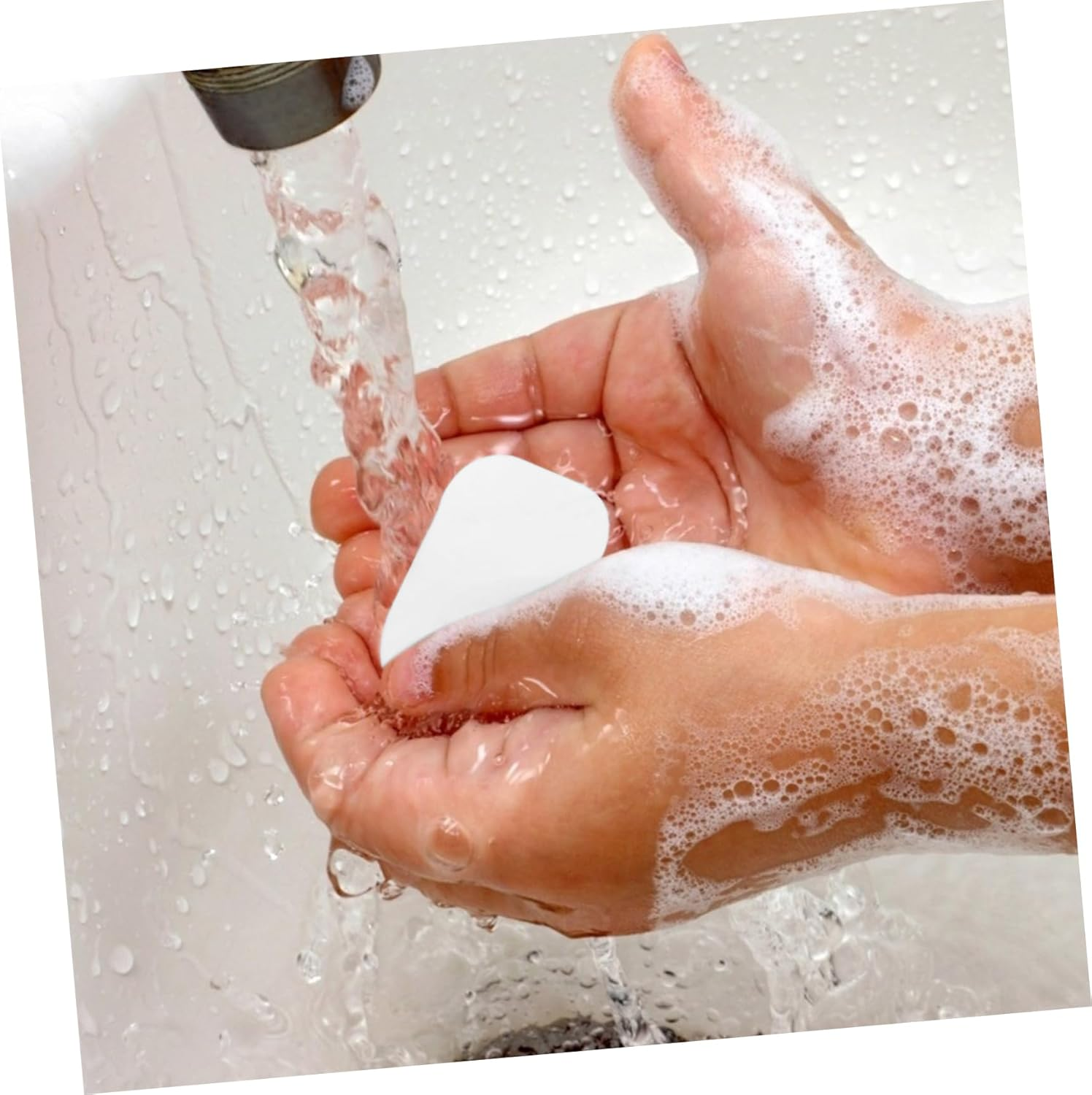 Kisangel Soap Flakes Travel Soap Travel Hand Soap Hand Cleaning Soap Portable Scented Soap Paper Hand Wash Soap Foam Hand Soap Travel Hand Foam Soap Plastic Pink - Yellow image number 1