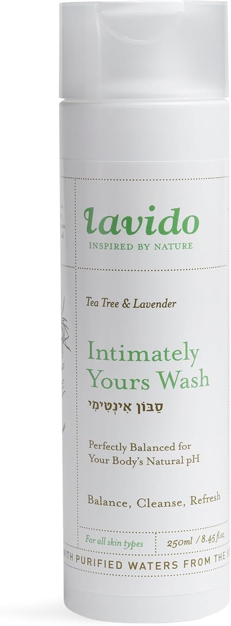 Lavido - Intimately Yours Wash | Clean, Non-Toxic Skincare (Tea Tree + Lavender, 8.4 Fl Oz | 250 Ml) image number 1