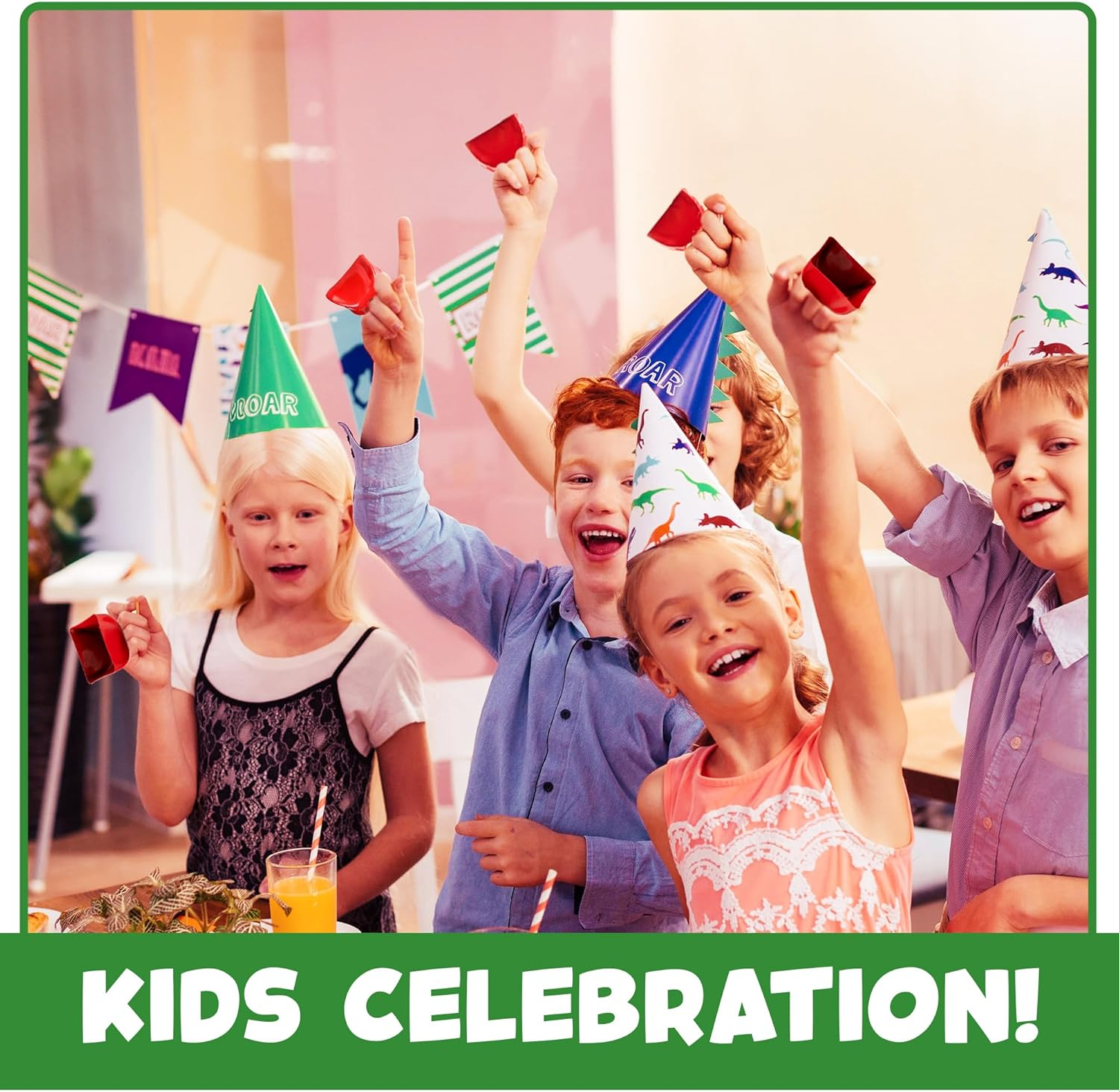 Metal Cowbells - Red 3 Inch Cow Bells Noise Makers, Loud Call Bell with Handles for Sporting Events, Cheering, Team Spirit, Noisemakers, Weddings, (Pack of 12) image number 2