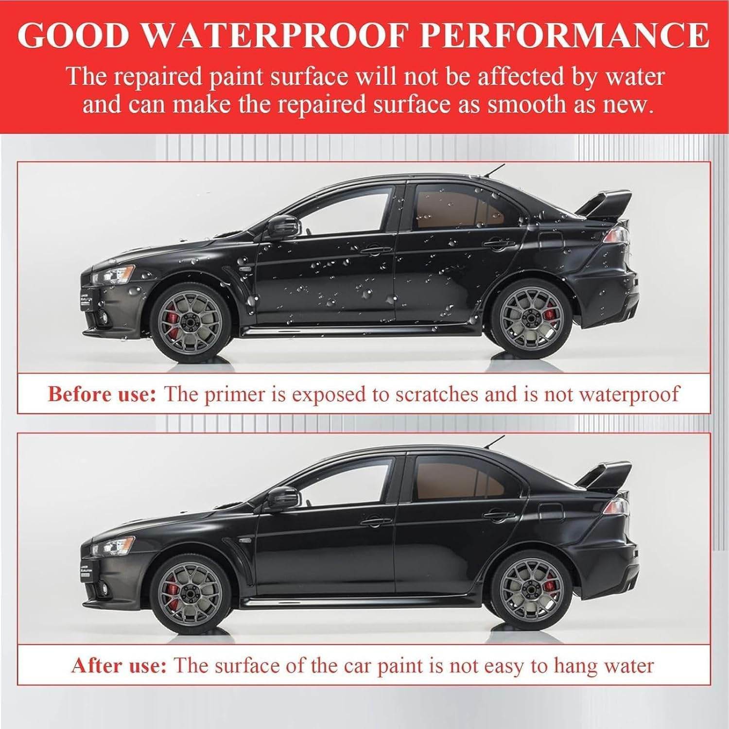 Auto Paint Repair Pen - 7.4Ml All Car Touchup Weatherproof Paint Pen | Automotive, Lasting, Quick Drying Repair Accessories for Deep Scratches image number 2