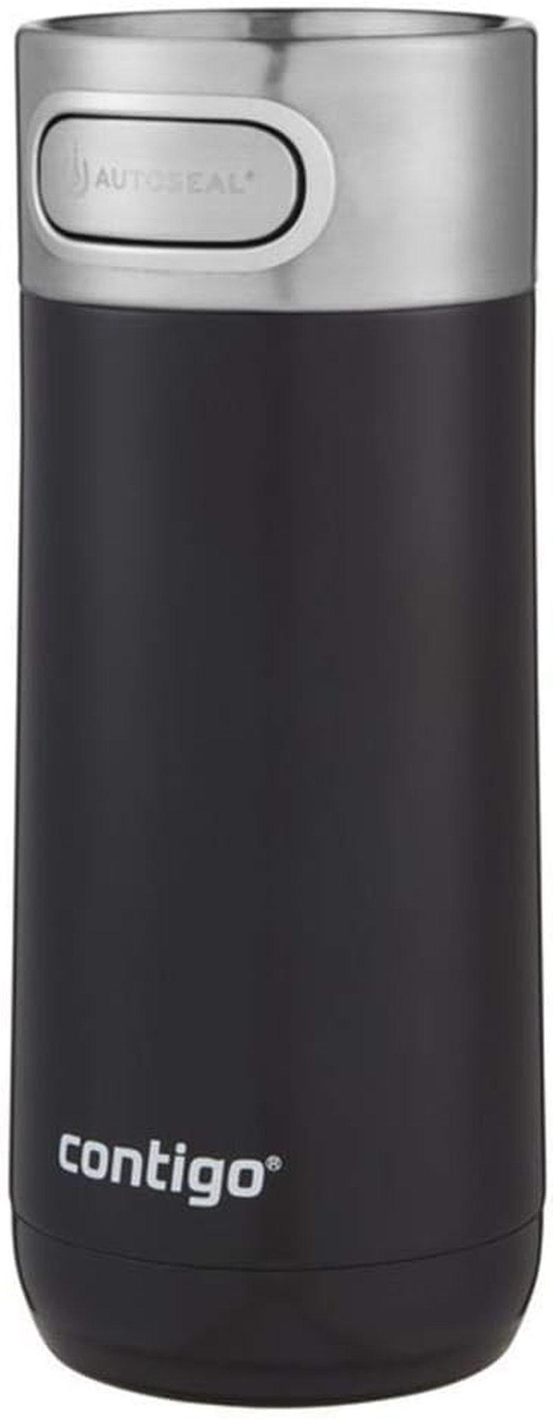 Contigo Luxe Autoseal Travel Mug, Stainless Steel Thermal Mug, Vacuum Flask, Leakproof Tumbler, Dishwasher Safe, Coffee Mug with BPA Free Easy-Clean Lid, Stainless Steel, 360 Ml
