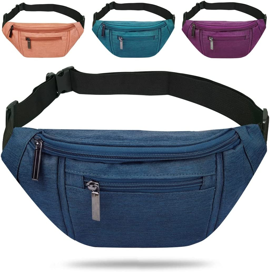 Fanny Pack for Men Women,Crossbody Waist Bag Pack,Belt Bag for Travel Walking Running Hiking Cycling,Easy Carry Any Phone,Wallet
