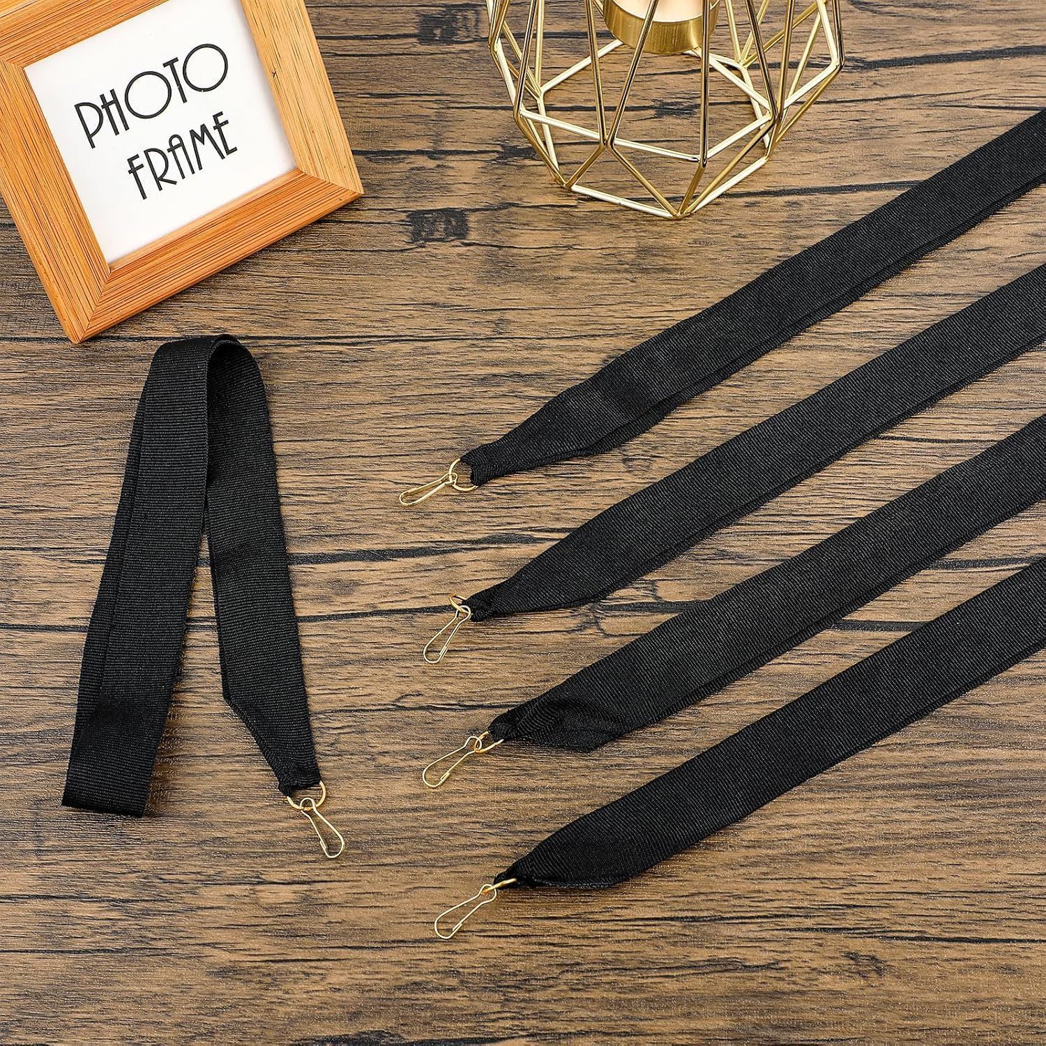 Songholee 20Pcs Medal Lanyard Awards Ribbons Award Ribbons Medal Neck Ribbons Flat Neck Ribbons Lanyard Keychain Hook Tie Competition Award Ribbon Rosette Polyester Sports - Red White Blue image number 5