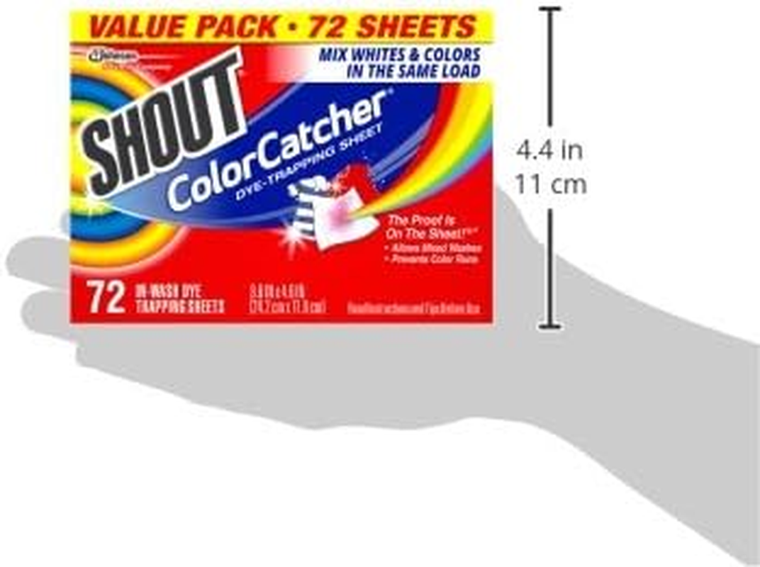 Shout Color Catcher Dye Trapping Sheets, 72.0 Count image number 2