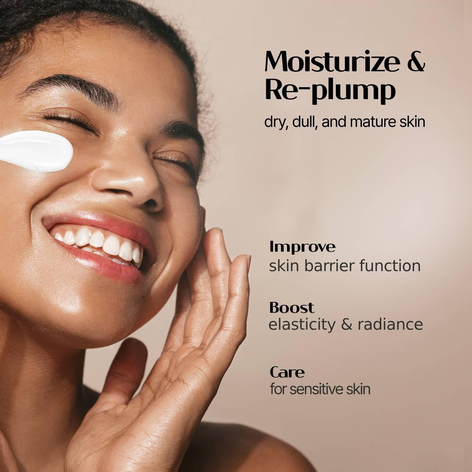 Varuza Ultra Moisturizing Derma Facial Cream with 17 Amino Acids Vegan Nano Liposome Cream Low Molecular Weight Hyaluronic Acid Oil Free (Ultra Moisturizing Derma Cream) image number 6