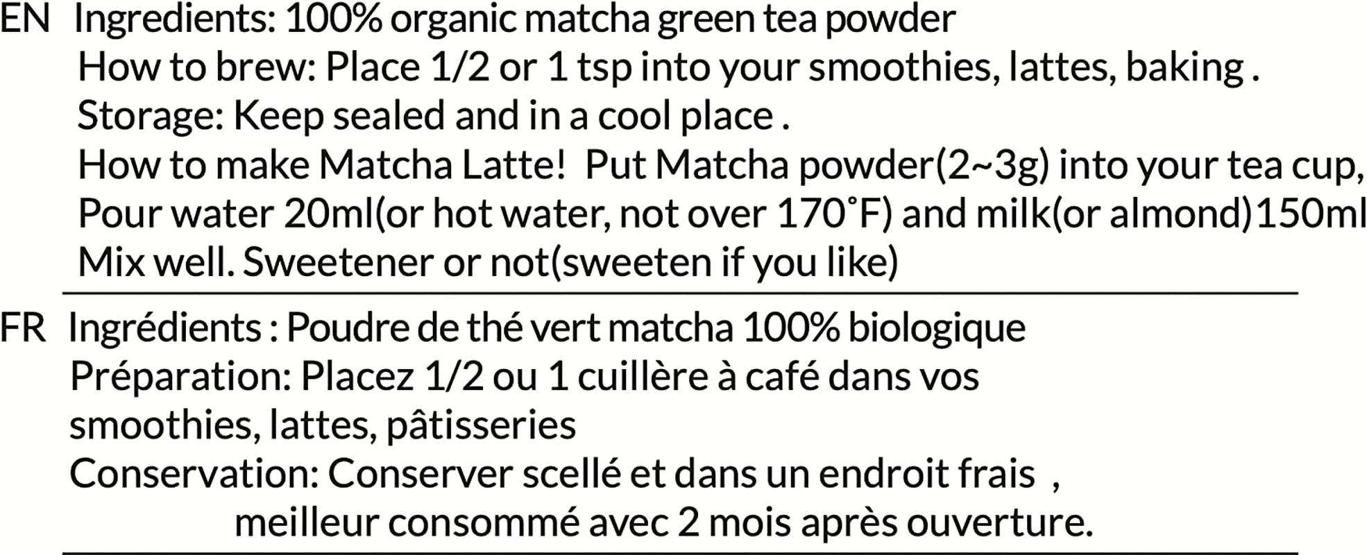 Saikou Matcha Green Tea Powder 3.5Oz (100G) Premium Culinary Grade USDA Organic Certified for Lattes, Smoothies, Baking, Herbal Tea, Detox Tea & Slim Tea Natural Energy & Sugar Free image number 1
