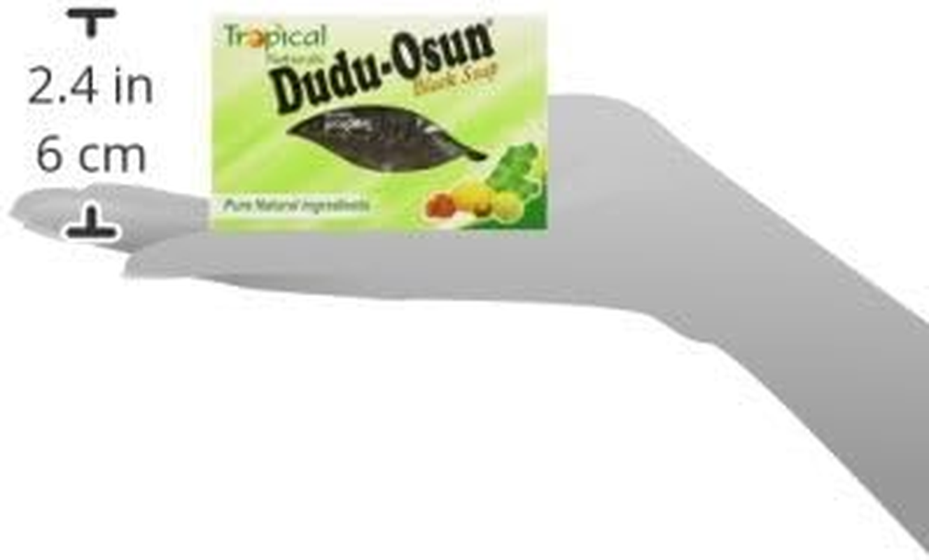Dudu Osun Raw Organic Soap for Acne, Dry Skin, Rashes, Burns, Scar Removal, Face & Body Wash image number 4