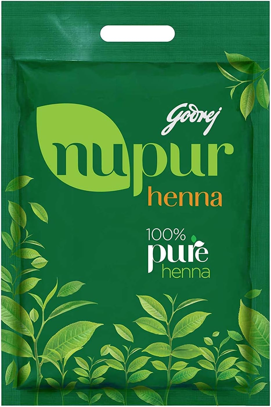Nupur 100% Pure Henna (Mehendi) | Natural Conditioning and Anti-Dandruff Hair Colour Solution, 400G