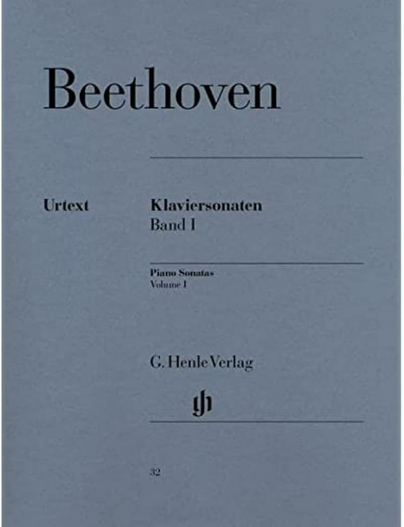 G. Henle Verlag Beethoven Piano Sonatas Volume 1 Book, Multicolor