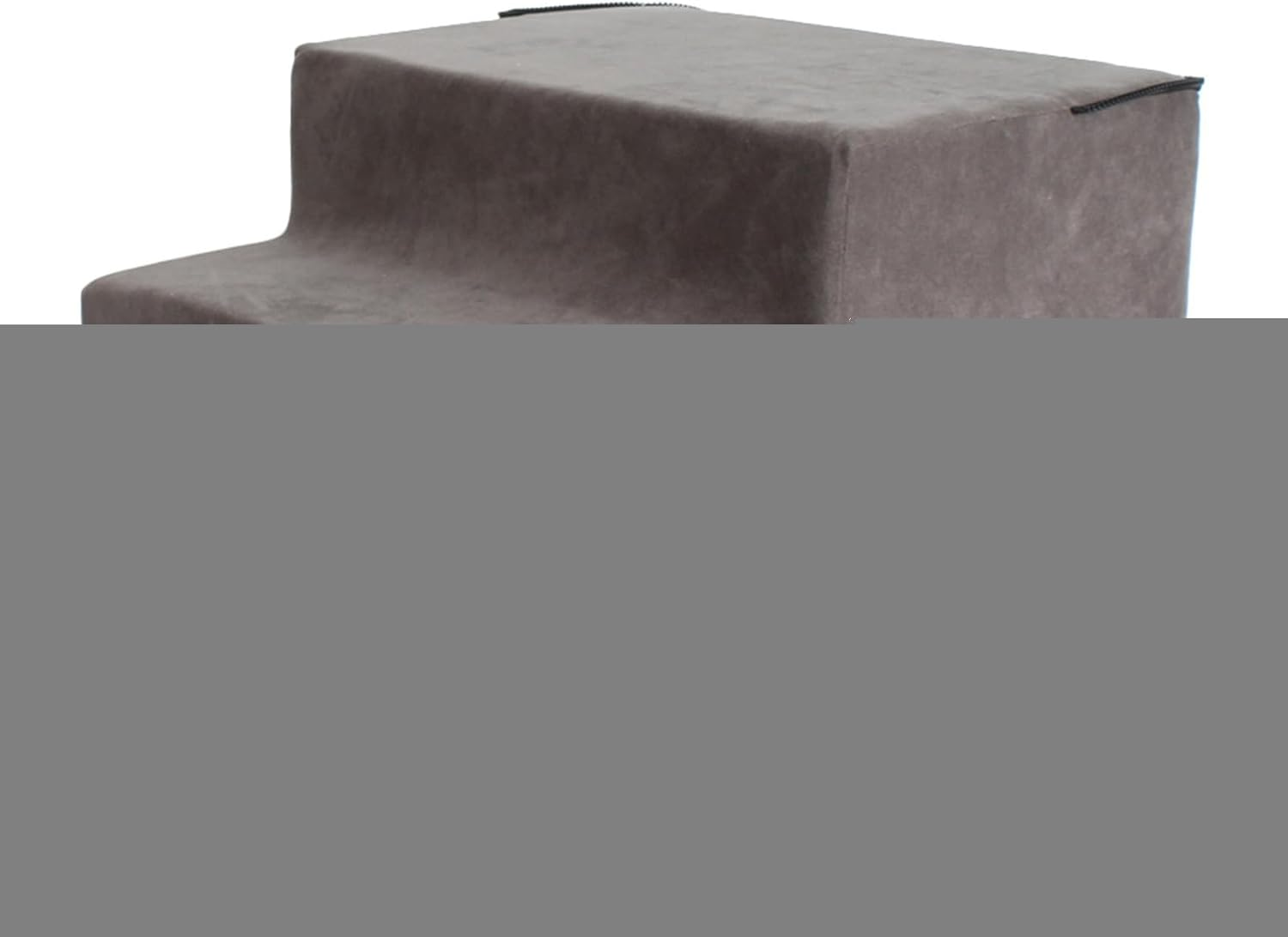 Cat Stairs for Old Cats - Pet Stairs, Steps for Dogs to Get on Bed, Soft Non-Slip Cat Steps with Foldable 3 Ladders, High-Density Foam Pet Stairs for Puppies, Kittens, Old Dogs Borato - Dark Brown Trumpet Three Layers image number 3