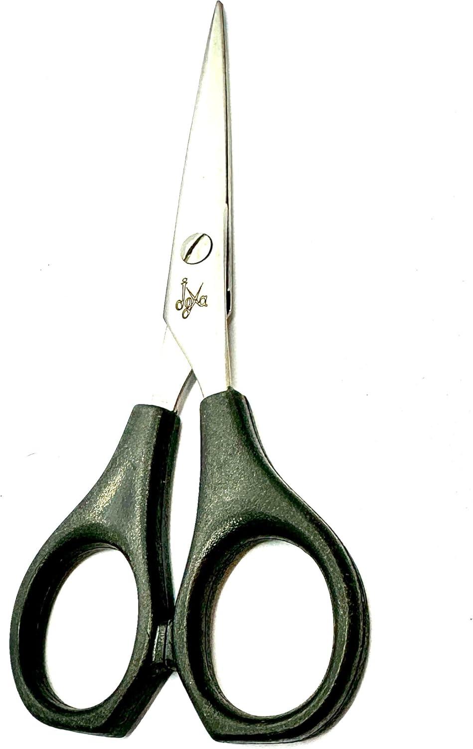 JOYA Barber Scissors 5" Lightweight and Ergonomic Professional Scissors with Black Plastic Rings - Ideal for Students and Hairdressers, Beginners and Academies