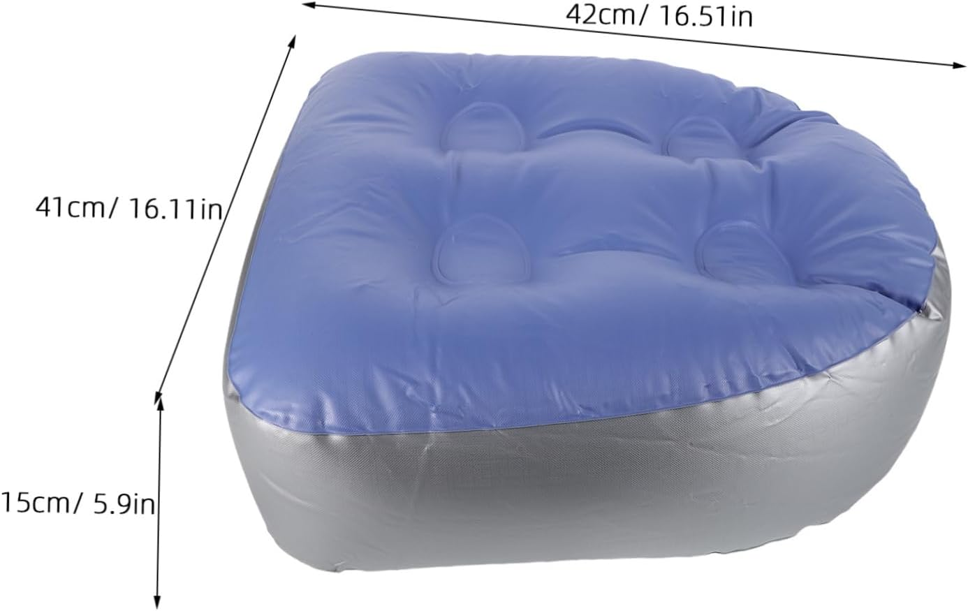 Healeved Thickened Bath Seat Cushion Portable Inflatable Seat for Bathtub Perfect for Spa and Sauna image number 5