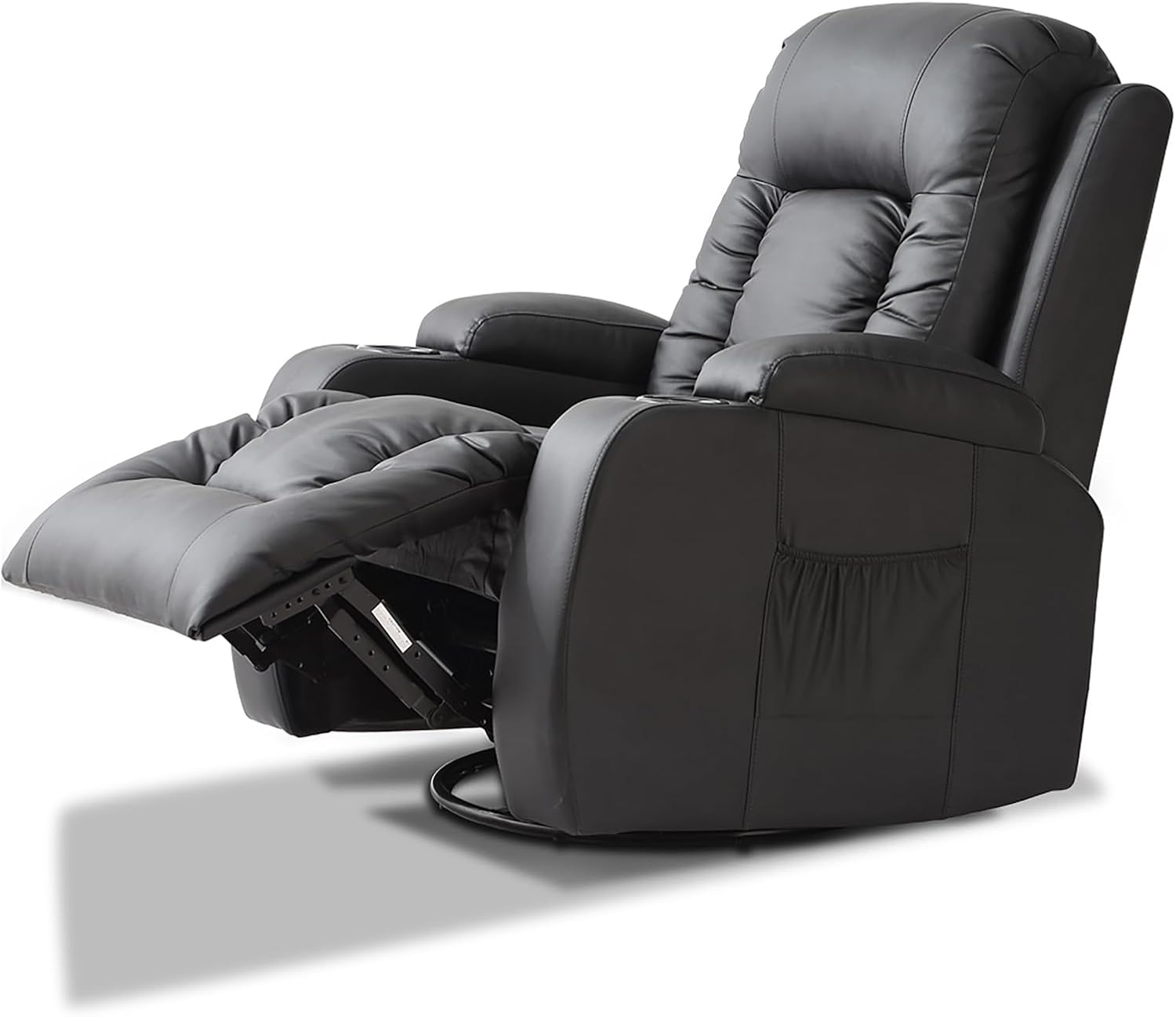 Levede Electric Recliner Chair Massage Chairs with Remote Control,Pu Leather Lounge Back Heated Sofa,Recliner,8 Points,5 Modes,Timer,Adjustable Lounge Sofa Chair for Living Room,150Kg Load