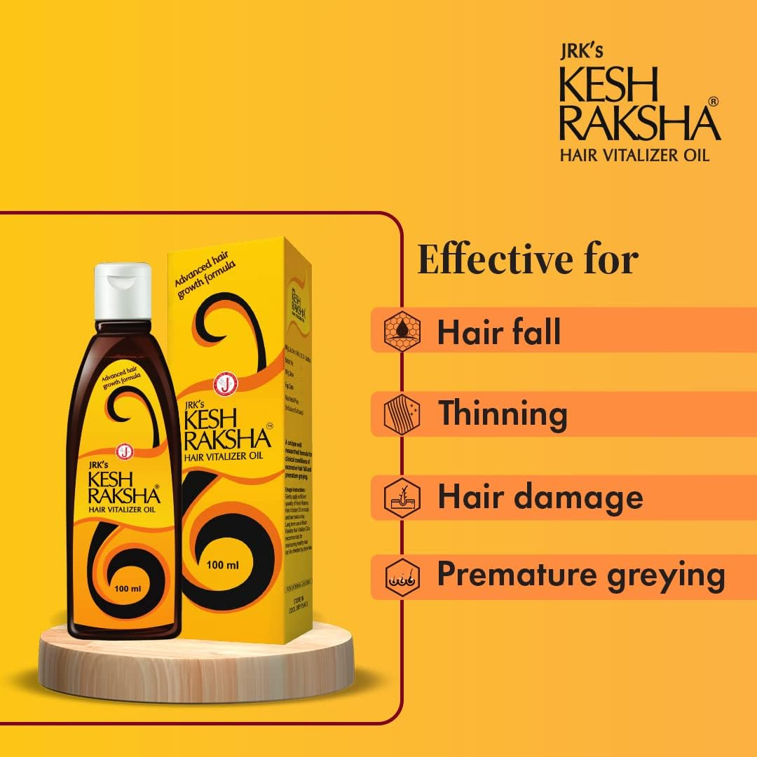 Kesh Raksha Hair Vitalizer Oil 100 Ml Pack of 2 image number 2