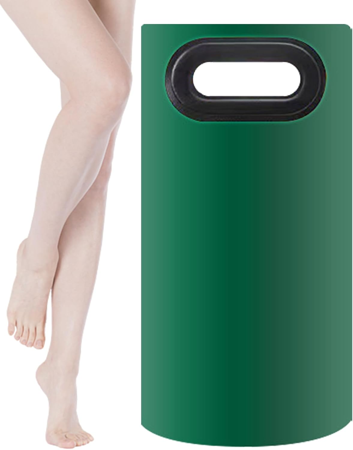 Foot Soaking Bucket - Collapsible Foot Bath Bag - Thicken Collapsible Insulated Foot Bag Travel Over-The-Knee Bucket for Hotel, Camping Helves - Large Yellow image number 3