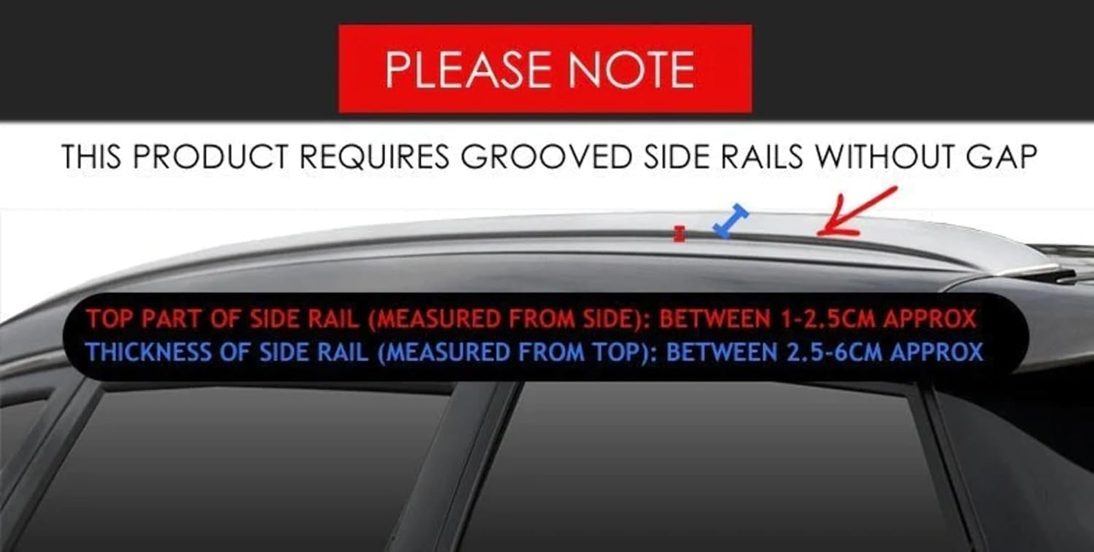 Cross Bars 127Cm Car Roof Rack Clip on Universal Lockable Aluminium Carrier Lock Rail Sedan image number 3