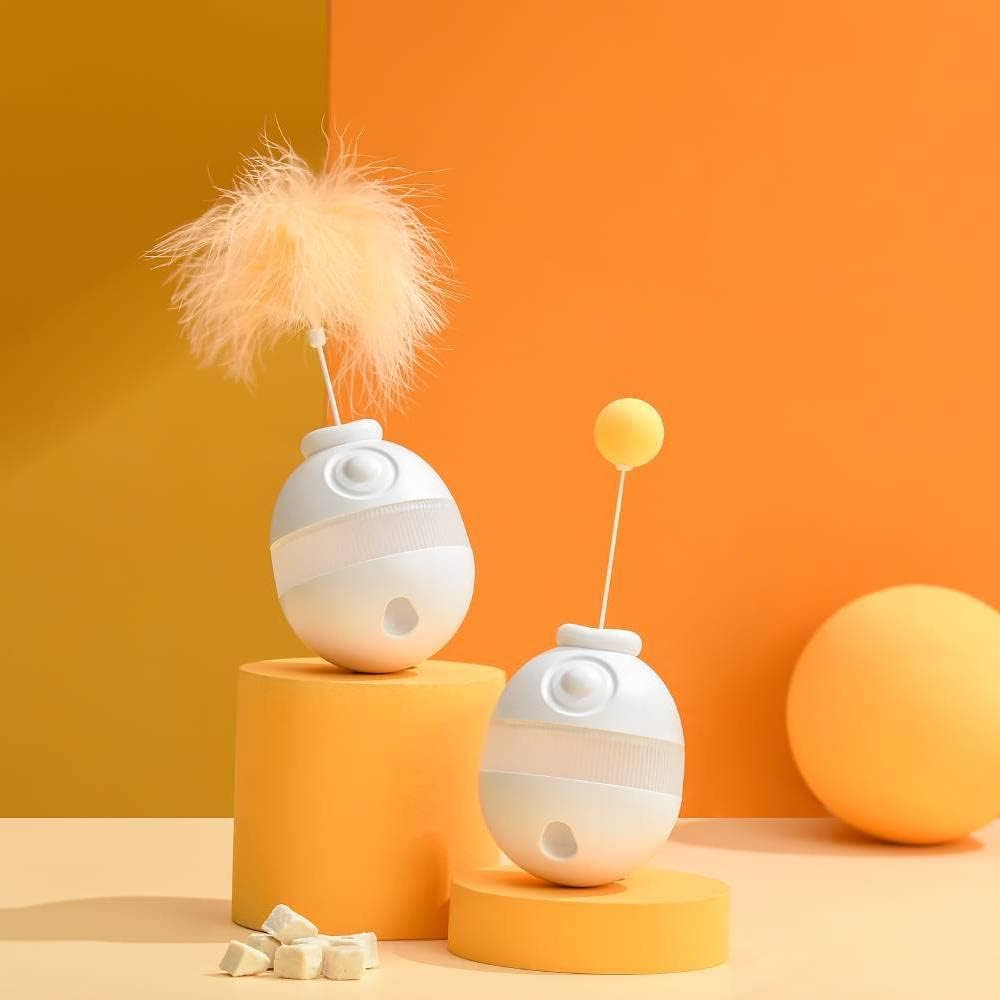 Michu Cat Treat Dispenser Toy Tumbler Interactive Ball image number 5