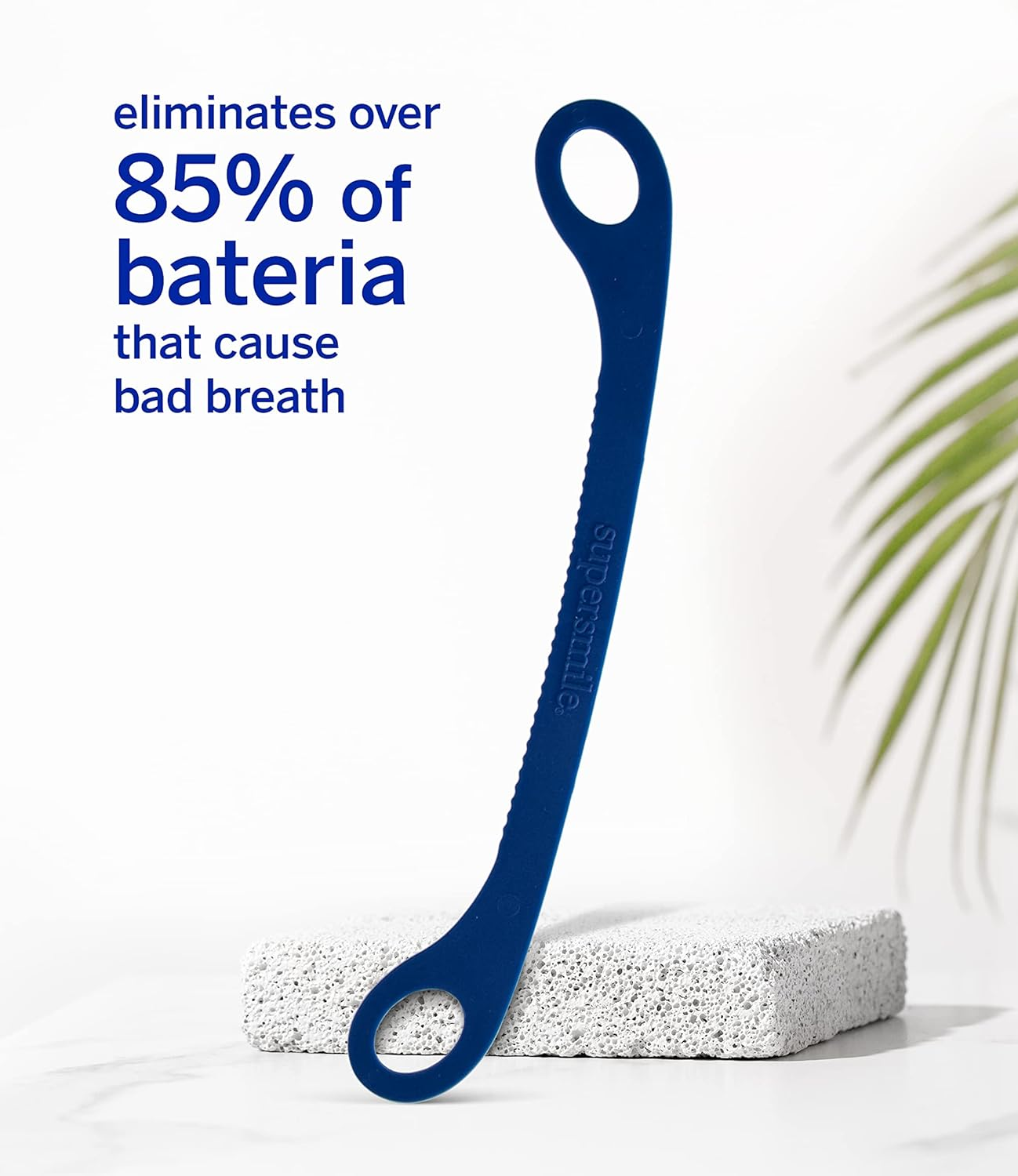 Supersmile Ripple Edge Tongue Cleaner, Ergonomic Reusable Tongue Scraper, 3 Count image number 5