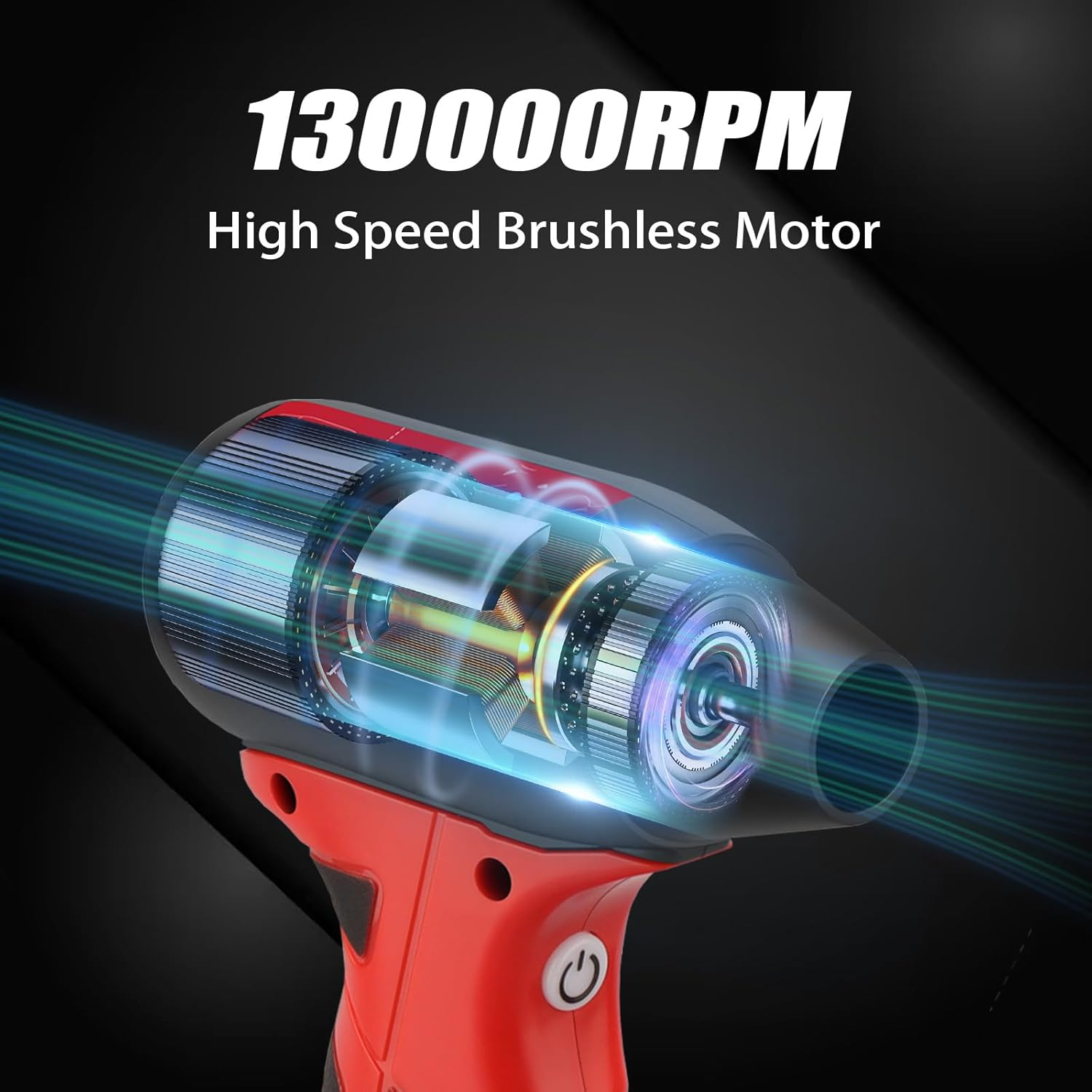 Jet Dry Blower for Milwaukee M18, Compatible with Milwaukee 18V Lithium Battery,Super Turbo Violent,Mini Turbo Jet Fan, Battery Blower, Useless Stuff Jetfan, Air Duster for Drying, Cleaning image number 4