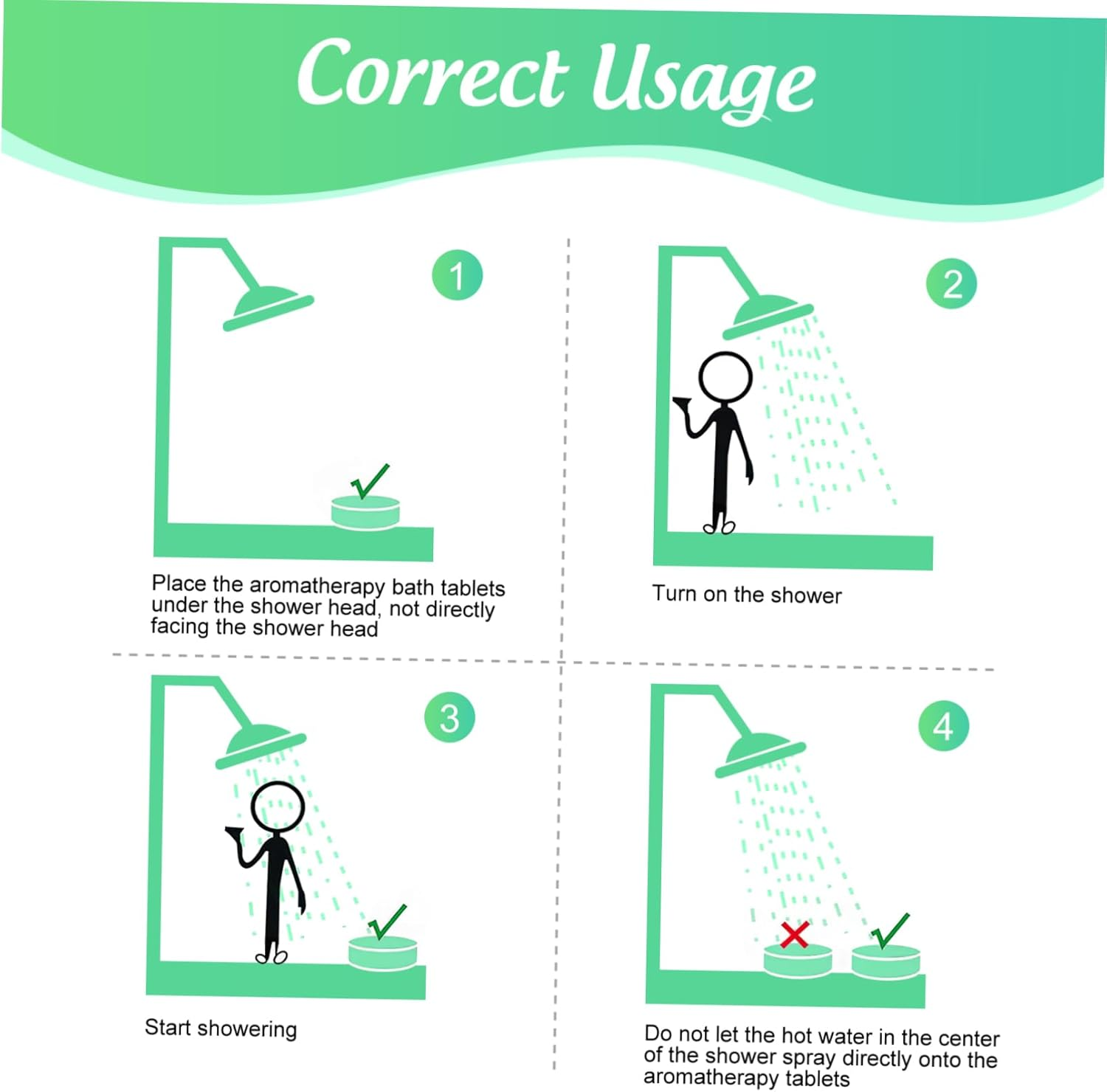 MERRYHAPY Natural Women Shower Tablet Aroma Tablets 8Pcs 5.6Cm round Creative Unique Design Relieve Fatigue Uniform Dissolution Suitable for Bathing and Soak Feet image number 6