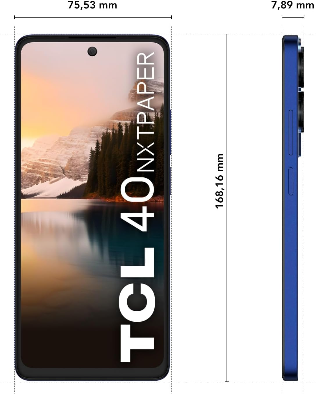 TCL 40 NXTAPER 256GB/8GB RAM 4G Dual SIM Opalescent image number 2