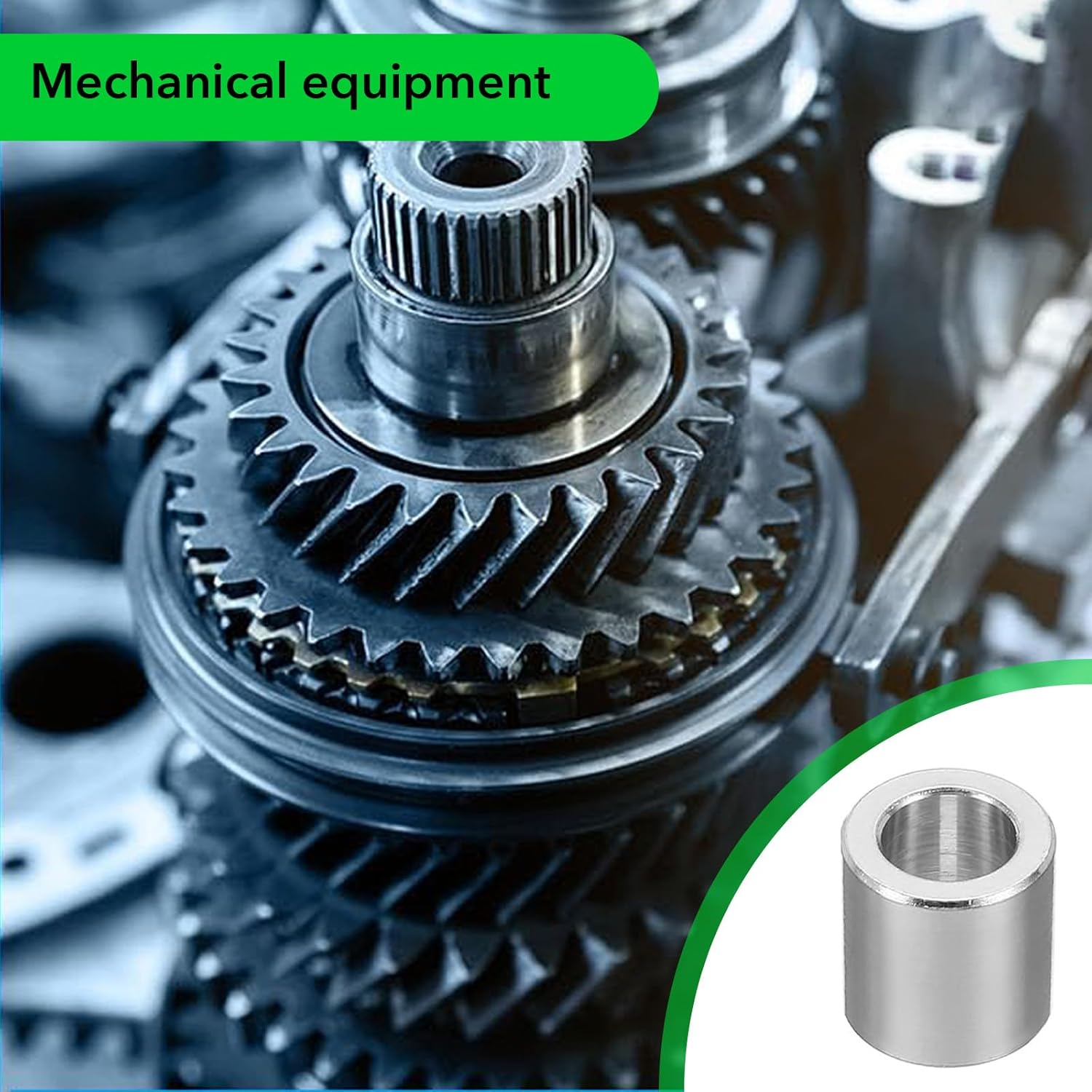 MAEZOE 10-Pack M6 Stainless Steel Spacers, Metal Spacer 6.2Mm ID X 10Mm OD X 10Mm L Spacer Screw Standoff round for 1/4" or M6 Screw Bolts image number 4