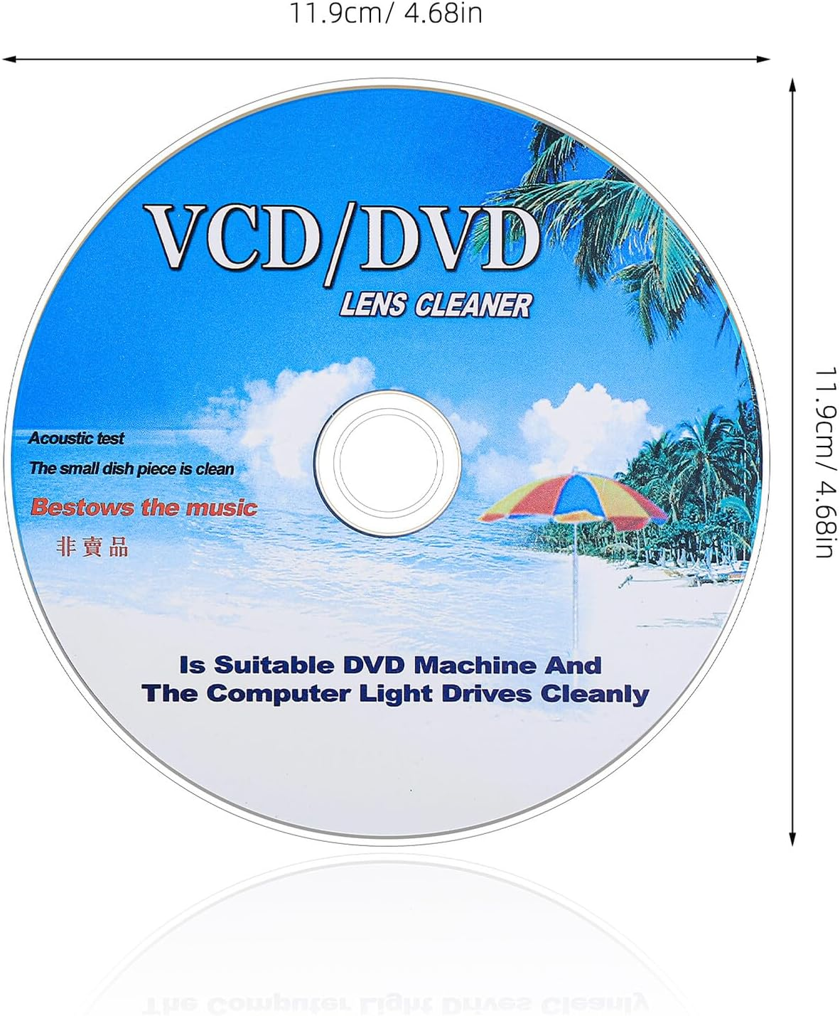 Zerodeko CD Dvd Care Set with Cleaning Brush and Cleaning Liquid, 2Pcs Disc Player Cleaner Kit for Dvd Vcd Lens Maintenance, Suitable for Home and Travel Use image number 5